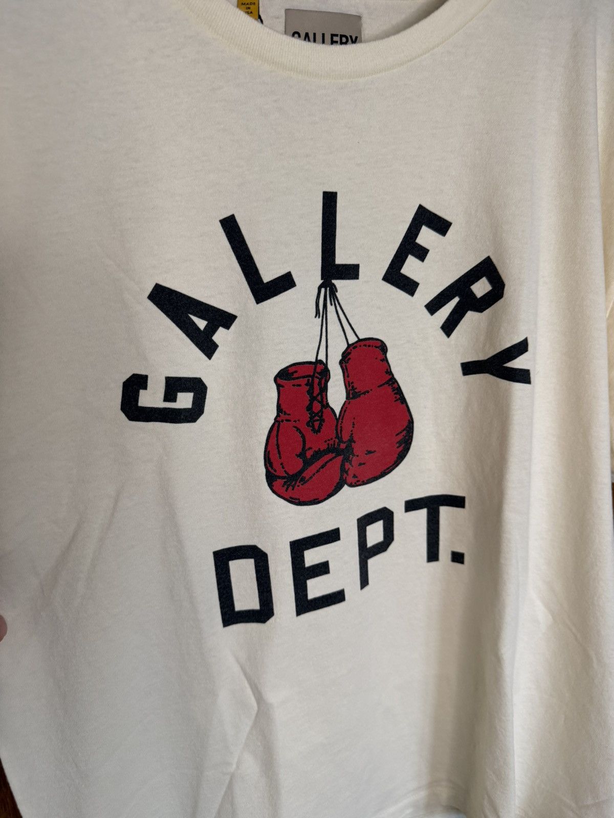 Gallery Dept. Gallery Dept boxing gloves off white t shirt Medium Size US M / EU 48-50 / 2 - 10 Thumbnail