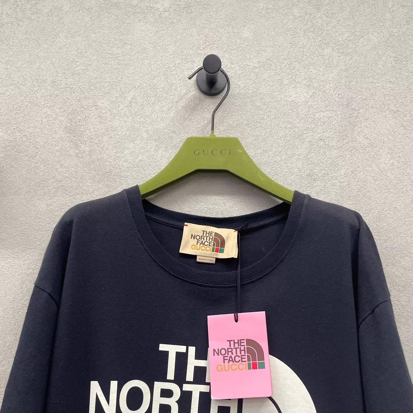 Gucci GUCCI x TNF Oversized Black Short Sleeve Tee M New Size M / US 6-8 / IT 42-44 - 4 Thumbnail