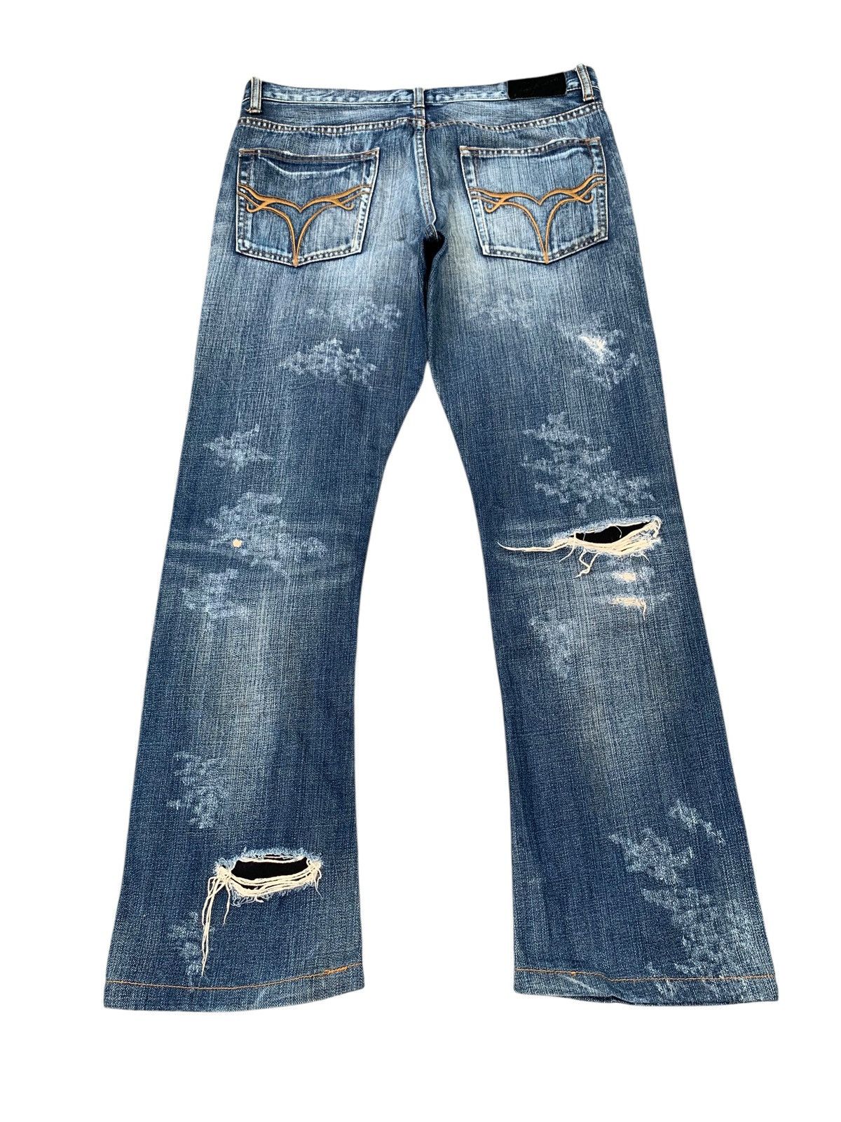 JACKROSE RARE💥FLARE JACKROSE TRASHER MUDWASH DISTRESSED DENIM Size US 32 / EU 48 - 5 Thumbnail