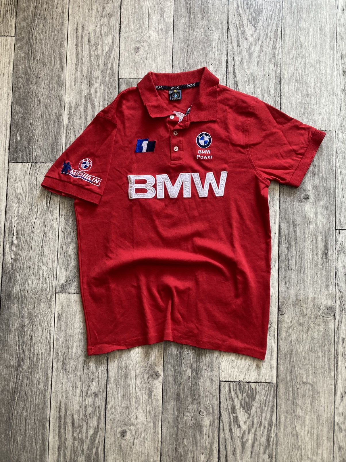 BMW × Vintage Vintage 90’s BMW racing polo tshirt L y2k Nascar drip f1 Size US L / EU 52-54 / 3 - 2 Thumbnail