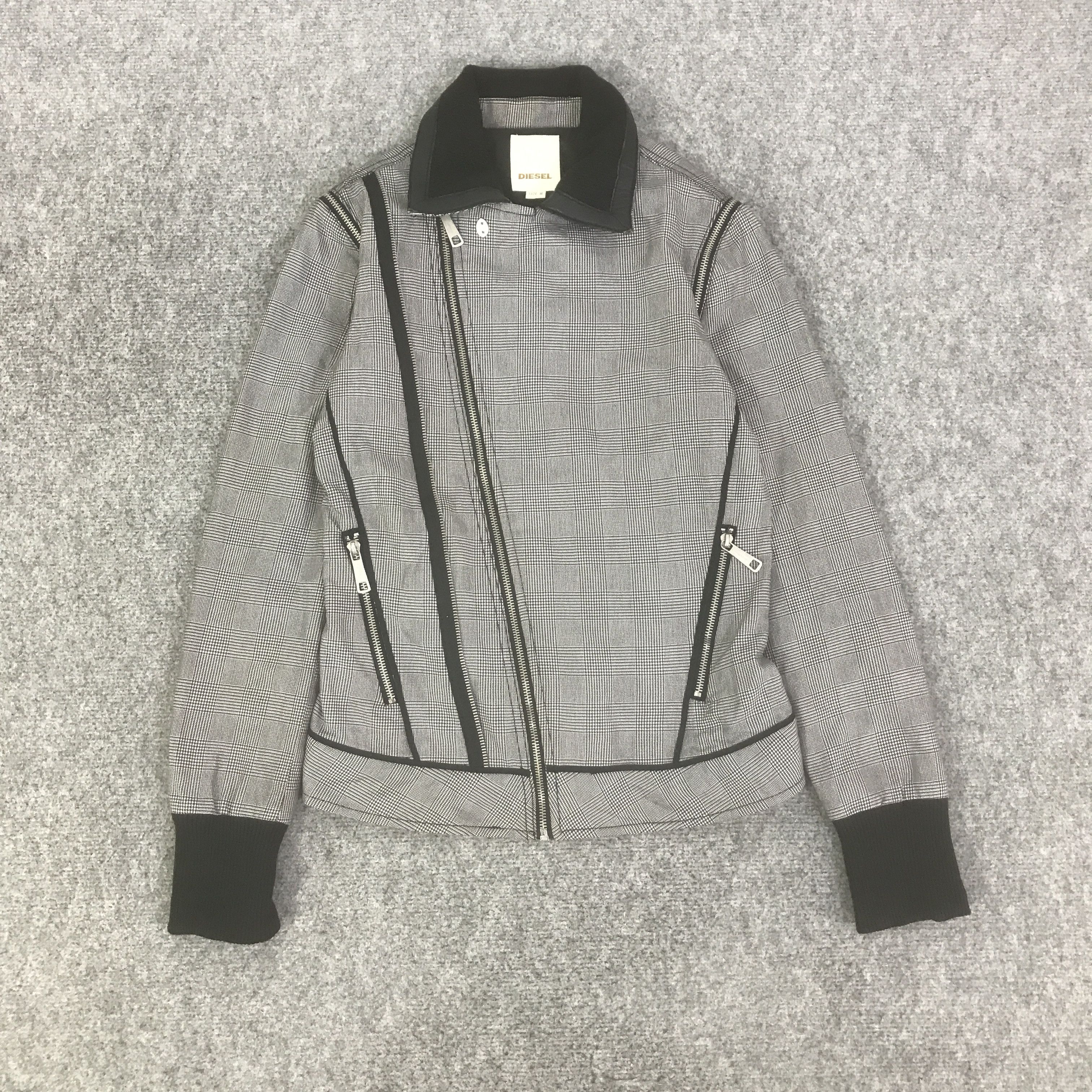 Diesel DIESEL BIKER STYLE JACKET K128B19 Size US M / EU 48-50 / 2 - 1 Thumbnail