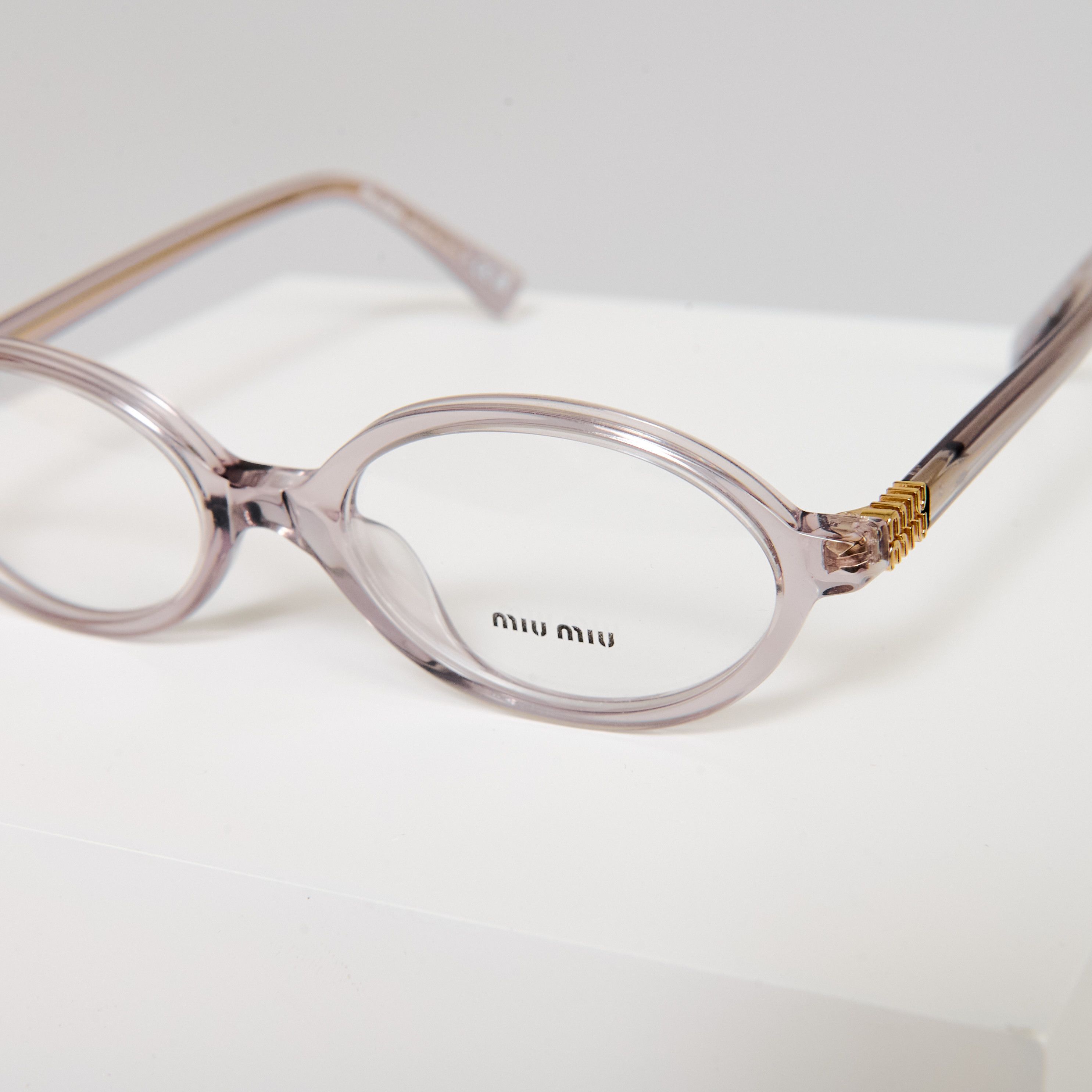 Miu Miu NEW Miu Miu MU01XV 12W1O1 Oval Size ONE SIZE - 2 Thumbnail