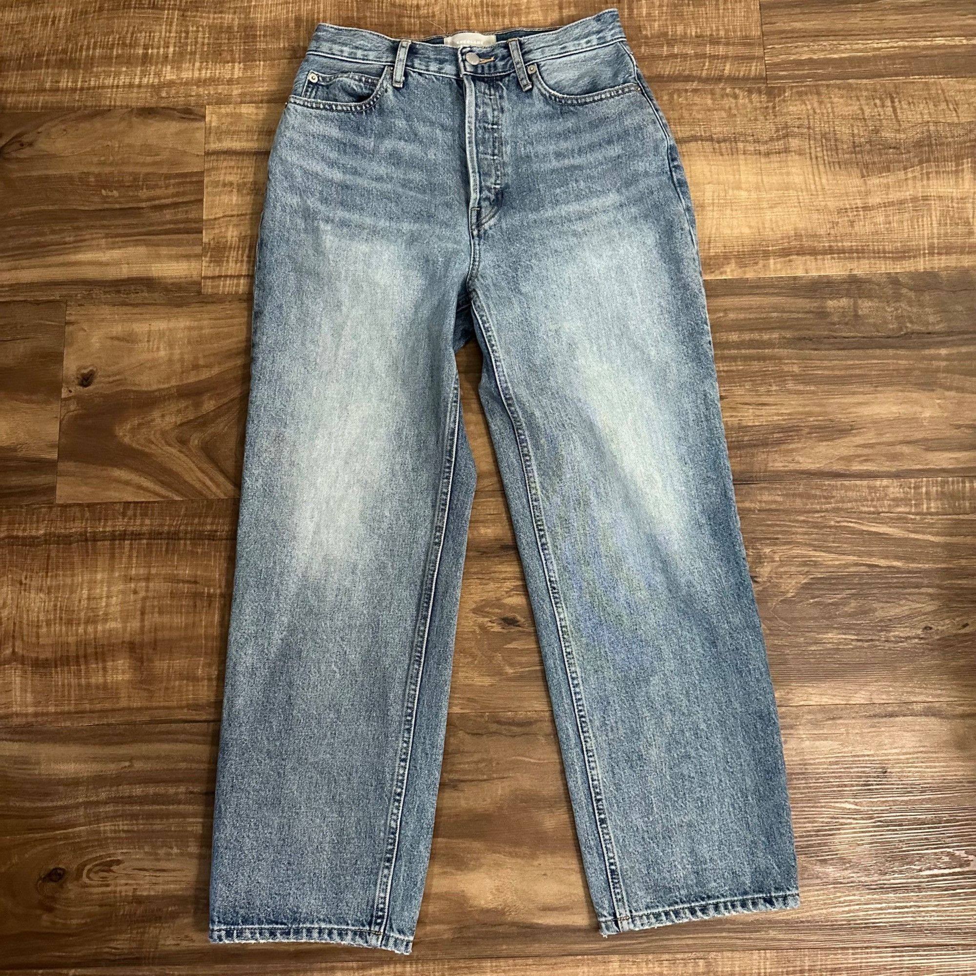 Everlane Everlane The 90's Way-High Straight Leg Jeans Sz 27" Size 27" / US 4 / IT 40 - 8 Thumbnail
