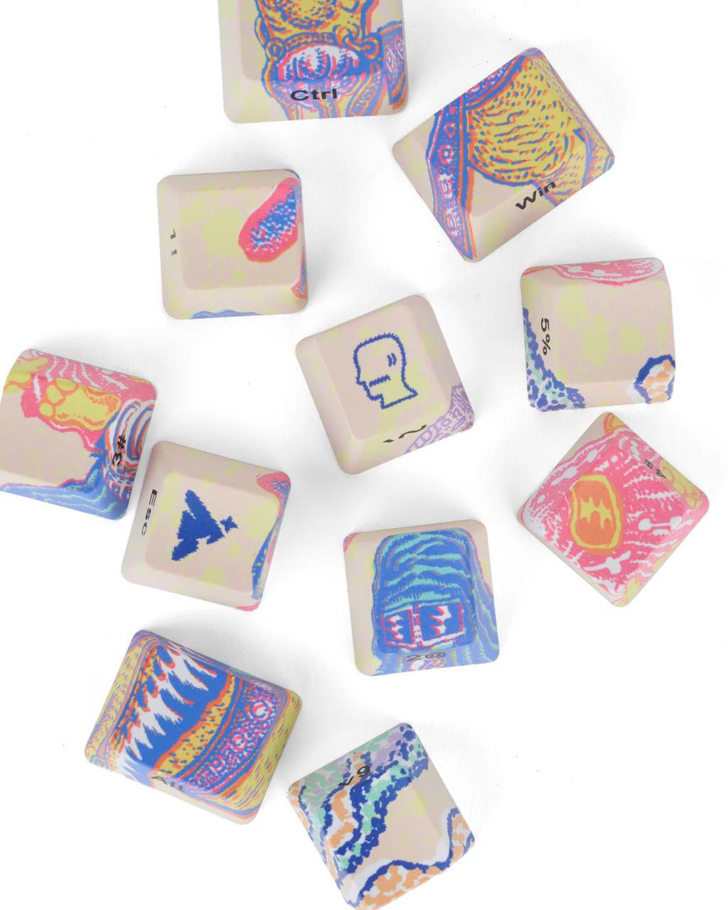 Brain Dead Higround Brain Dead 68 Keyboard Crawler Keycap Set Size ONE SIZE - 3 Thumbnail