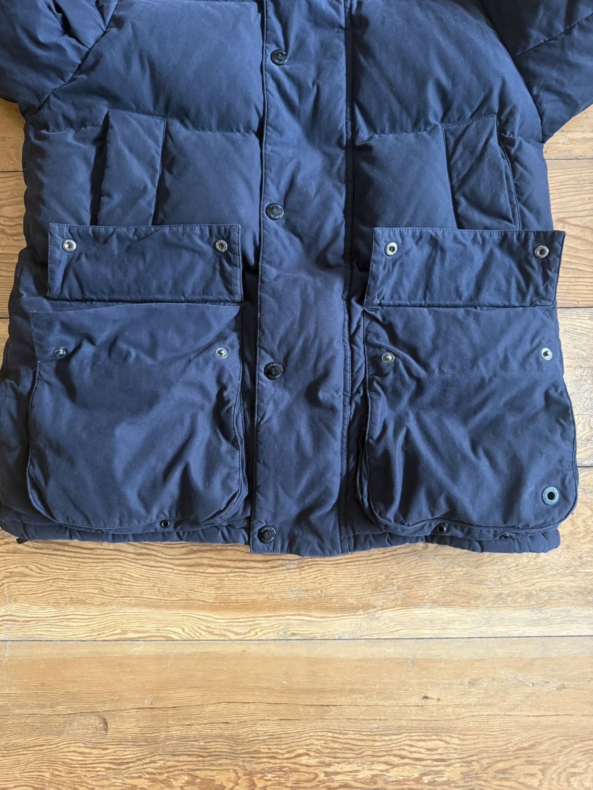 Barbour × Paul Smith Red Ear 2012 Land and Sea Paul Smith X Barbour Down Jacket Size US L / EU 52-54 / 3 - 7 Thumbnail