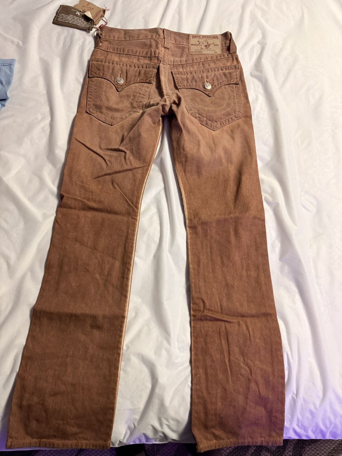 io着用　usa製true religion denim 28×33 brown io着用 usa製true religion denim 28×33 brown - メルカリ