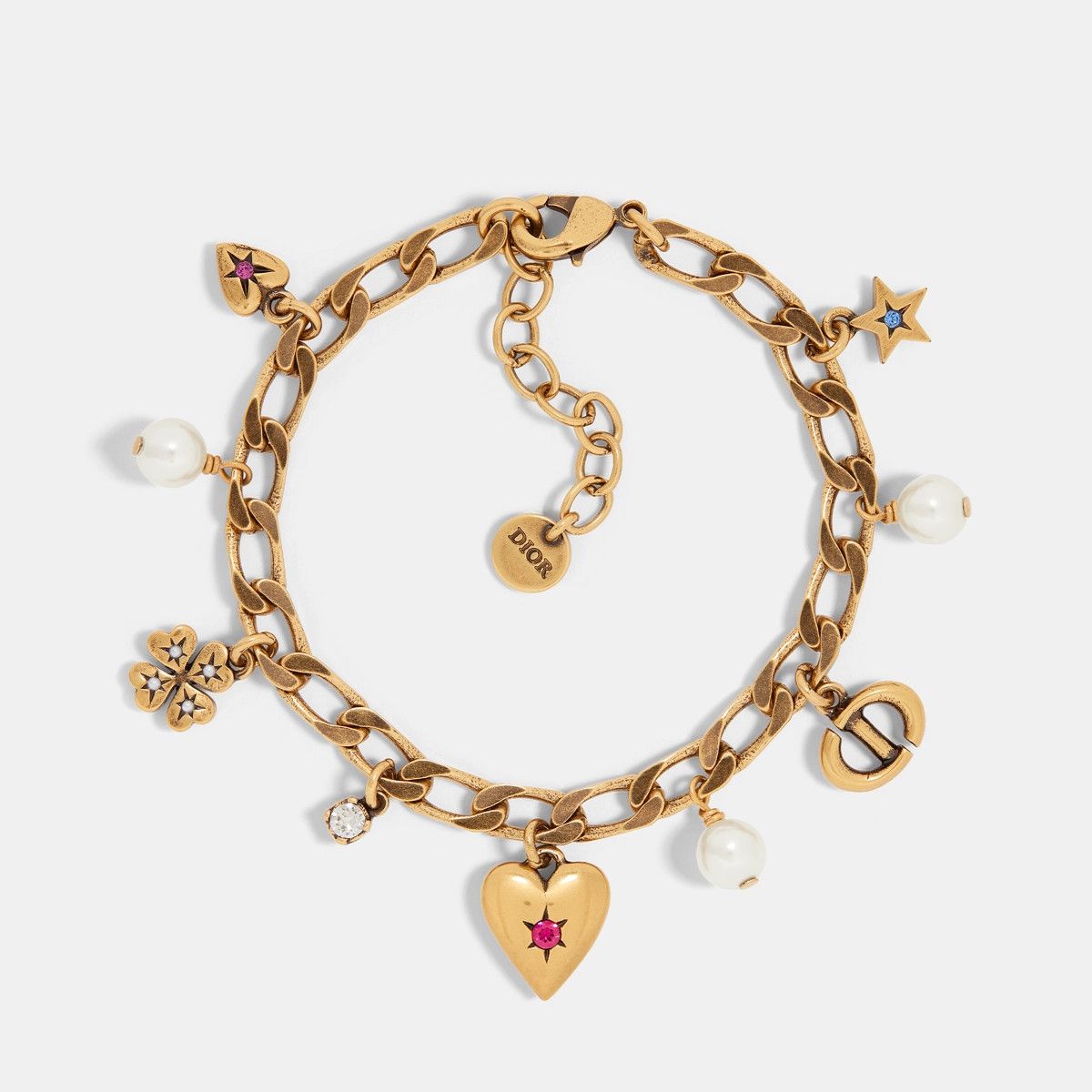 Dior o1bcso1str0126 Size: OS/Lucky Charms Bracelet in Golden Size ONE SIZE - 1 Thumbnail