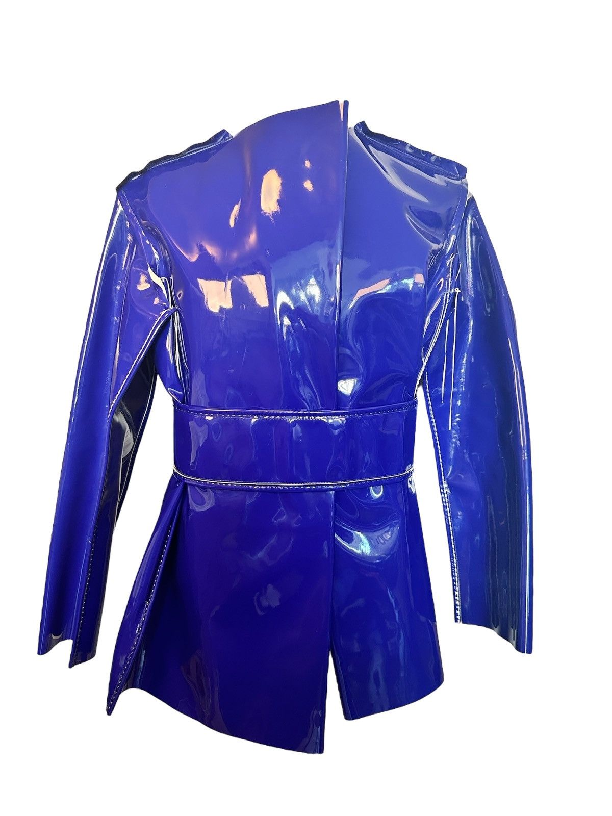 MARNI PURPLE VINYL COAT