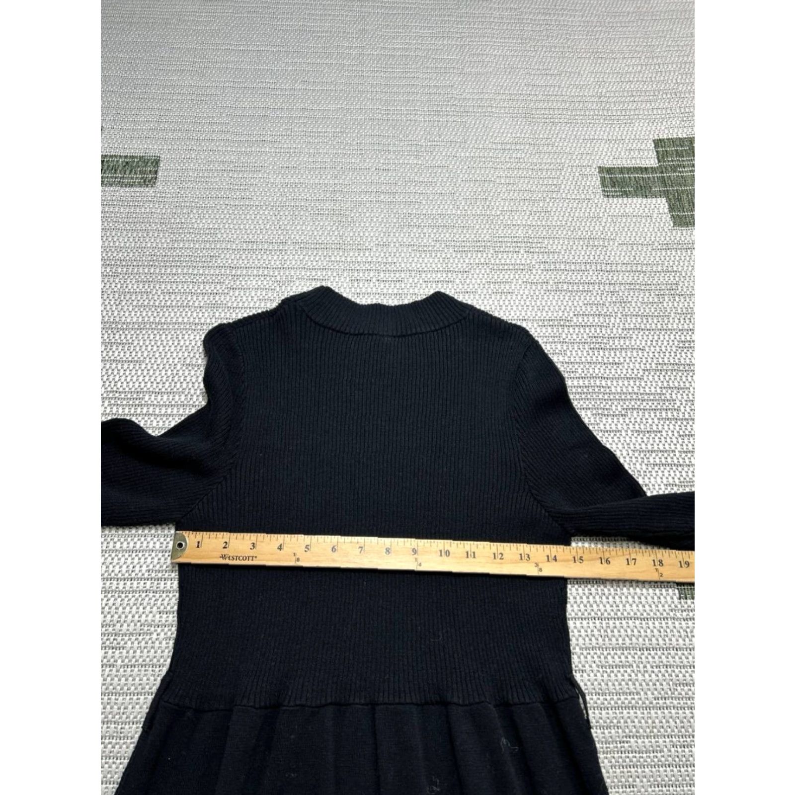 Free People Free People Dress Womens Large Black Cotton Blend Knit Blouson Size L / US 10 / IT 46 - 5 Thumbnail