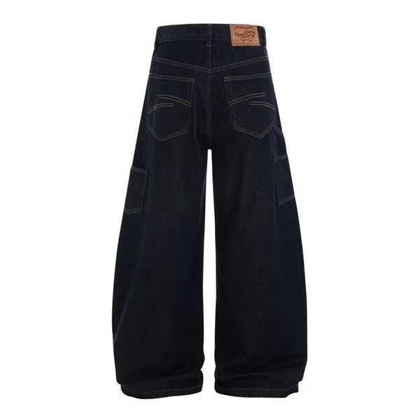 Vintage Men's high street retro workwear loose scimitar jeans Size US 32 / EU 48 - 7 Thumbnail