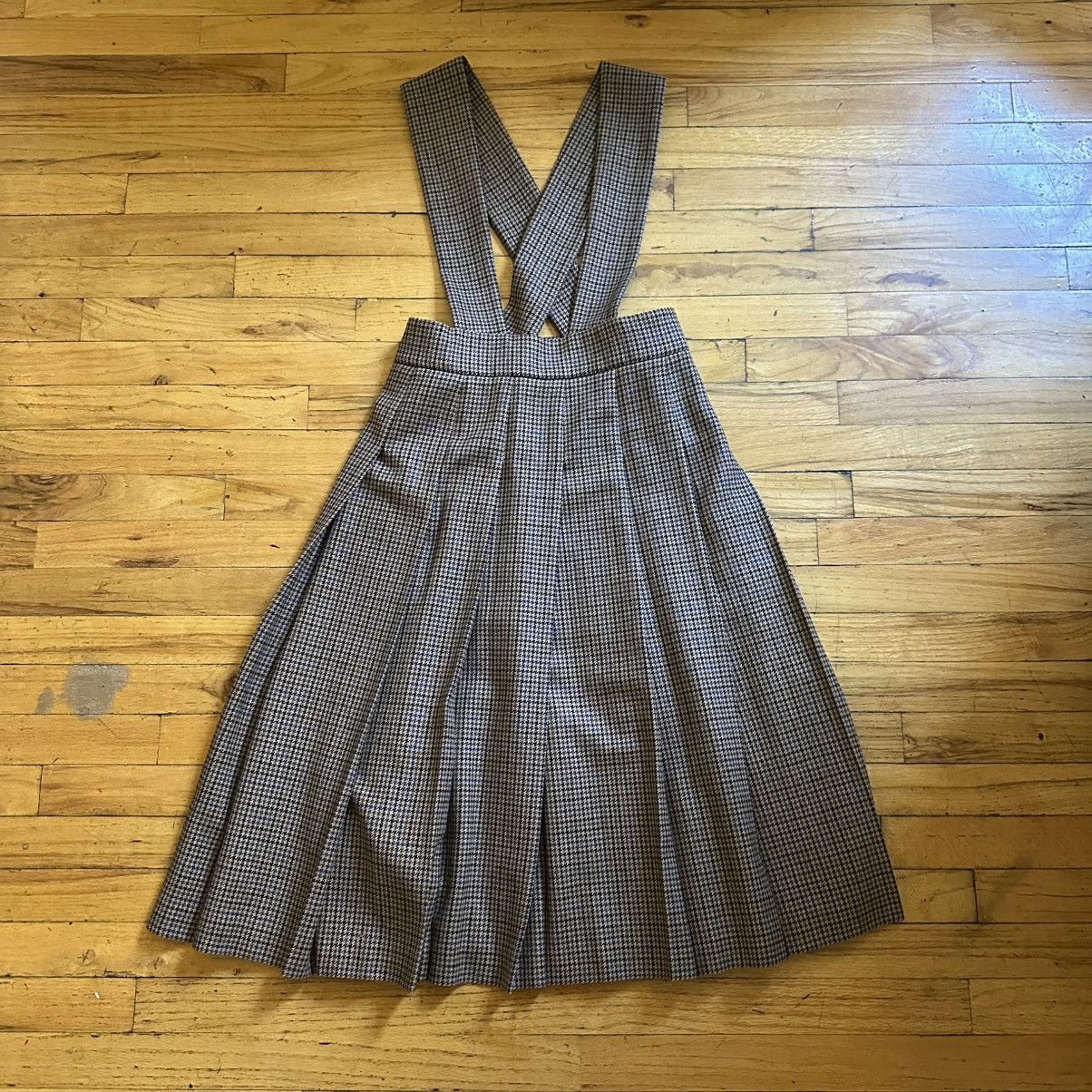 Miu Miu Houndstooth wool overall skirt NWT Size S / US 4 / IT 40 - 4 Thumbnail