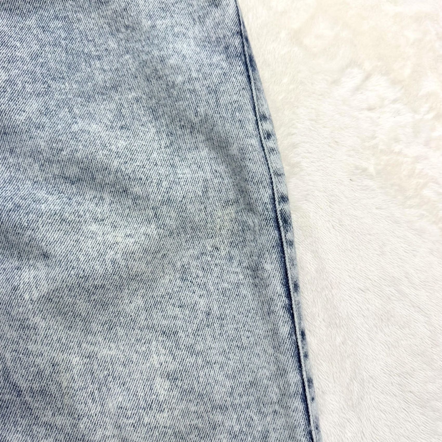 Levi's VINTAGE Levi's Silver Medal Jeans Mens 32x32 Blue Acid Wash Straight Leg Denim Shirt? Size US 31 - 3 Thumbnail