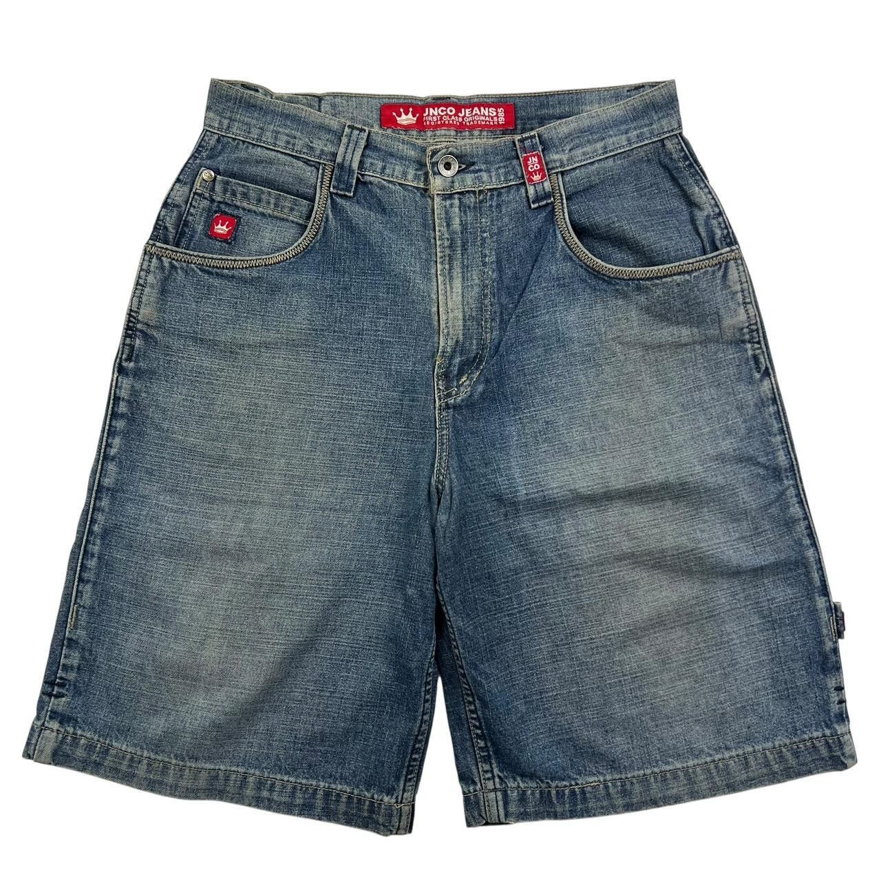 JNCO Vintage Jnco Bulldog Carpenter Denim Shorts / Jorts Waist 31 Size US 31 - 2 Thumbnail