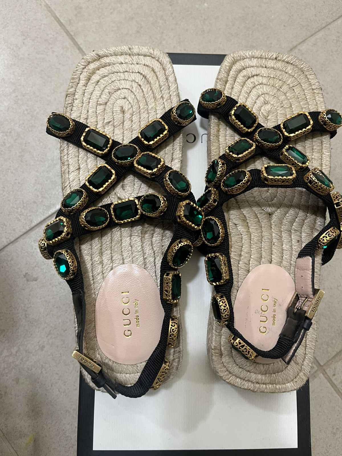 Gucci Gucci Sandals Size US 10 / IT 40 - 12 Thumbnail