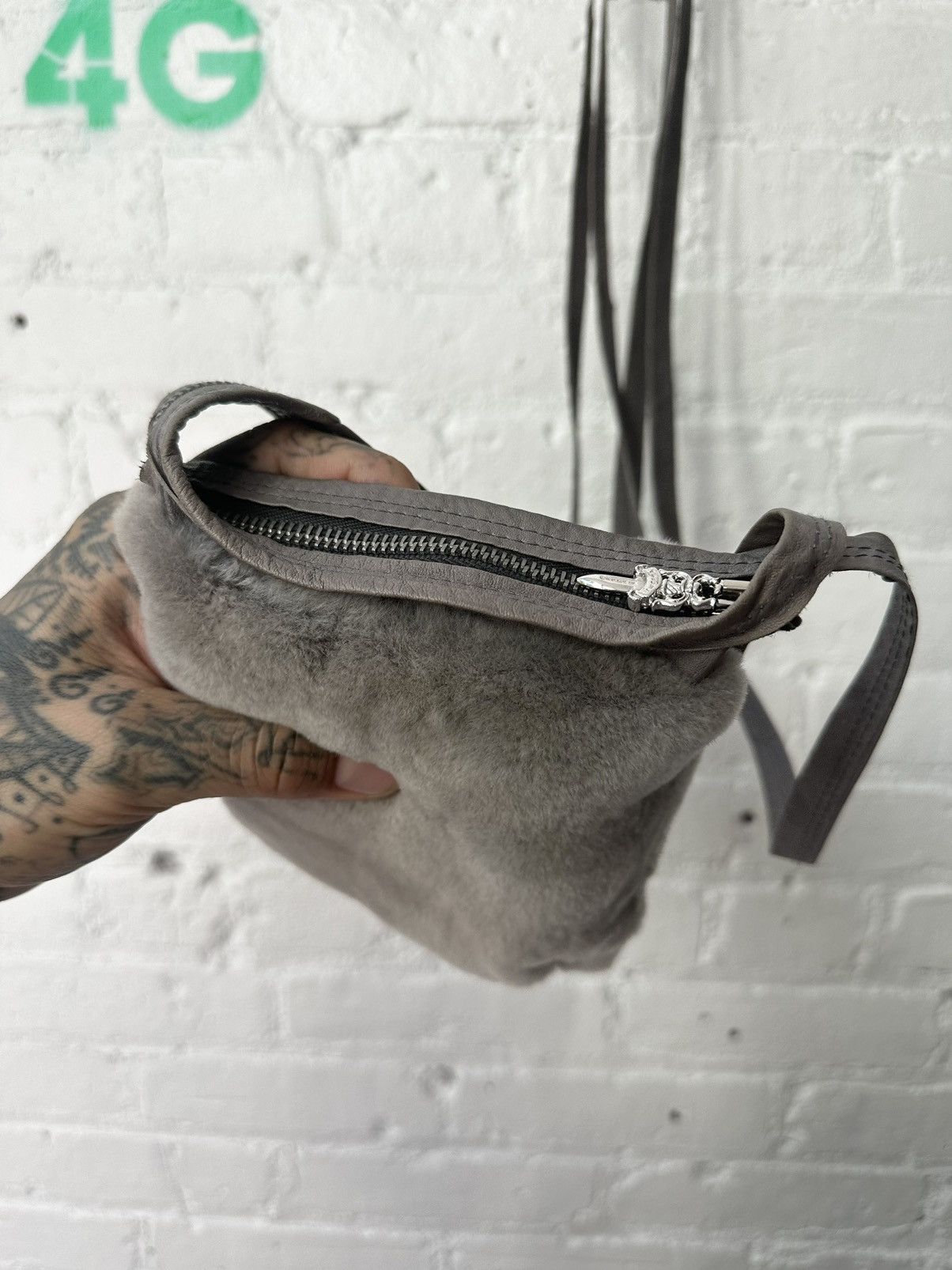 Chrome Hearts × Rick Owens 1/1 CHROME HEARTS x RICK OWENS * MINK * FUR BAG !! Size ONE SIZE - 8 Thumbnail