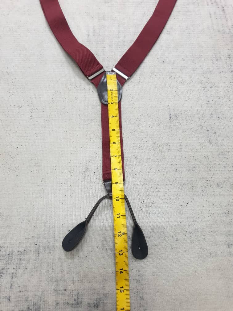 Japanese Brand Maroon harajuku streetwear Suspender Size ONE SIZE - 4 Thumbnail