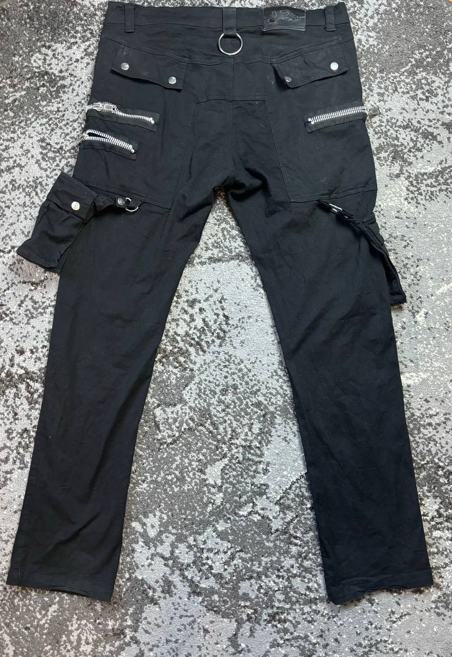 Japanese Brand Vixxsin Andre Men's Zipper Pants Ghotic Owens Style Opium Size US 35 - 11 Thumbnail