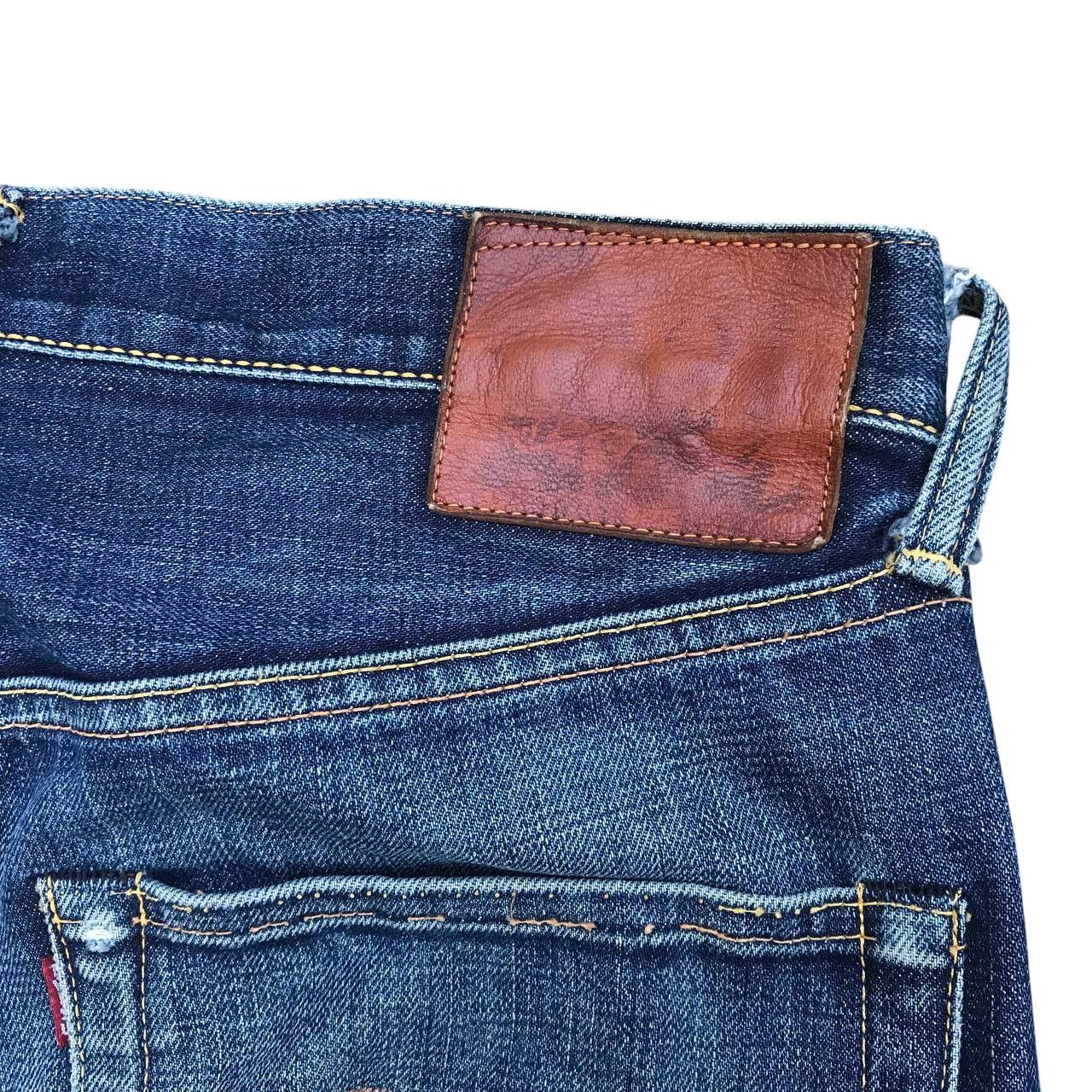 Evisu Vintage Evisu Big Daicock Redline Distressed jean W31x33 Size US 31 - 12 Thumbnail