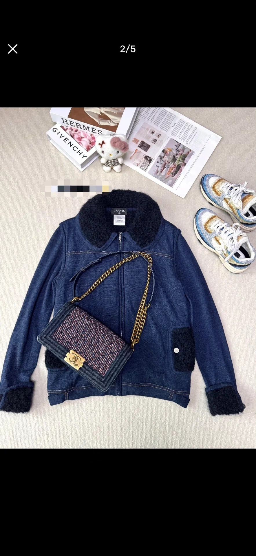 Chanel Chanel Authentic Wool Lapel Blazer 34 Worn 2x Size XS / US 0-2 / IT 36-38 - 7 Thumbnail