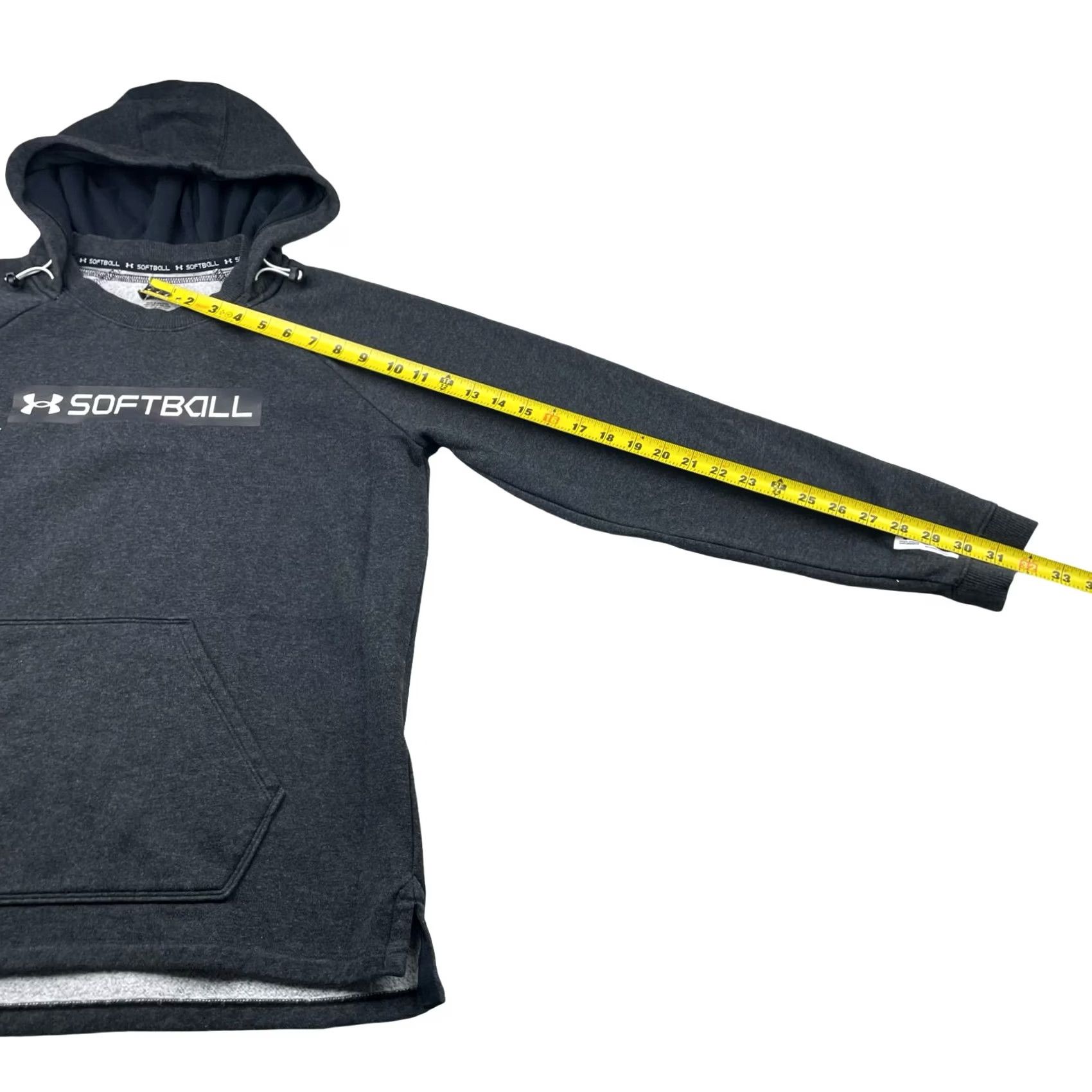 Under Armour Under Armour Men's Softball Pullover Hoodie Gray M Medium Gray Cotton, Polyester, Logo, Graphic Print, Hooded, Pullover, Regular Fit, Department Men Size US M / EU 48-50 / 2 - 8 Thumbnail