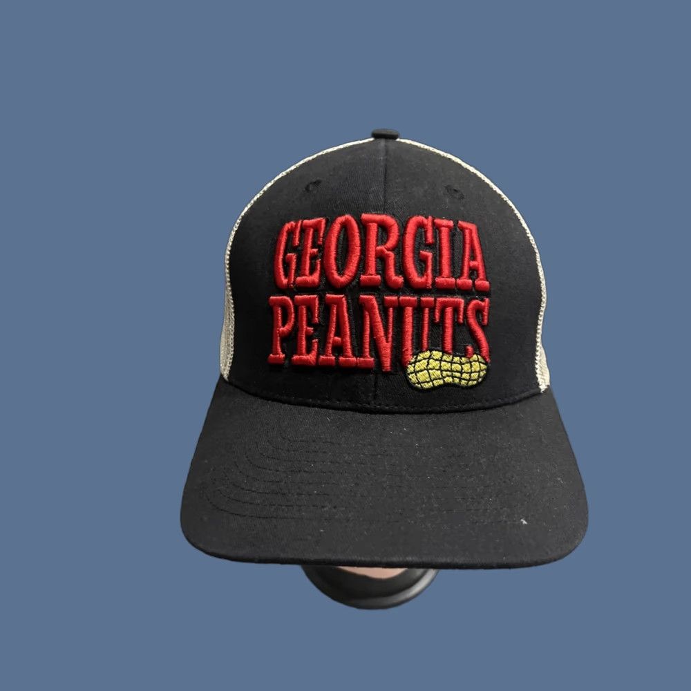 Peanuts Georgia Peanuts Black Beige Baseball Cap Adult One Size Unisex Adjustable Trucker Hat Cap Quality Performance Headwear Men Women Boys Girls Size ONE SIZE - 1 Thumbnail