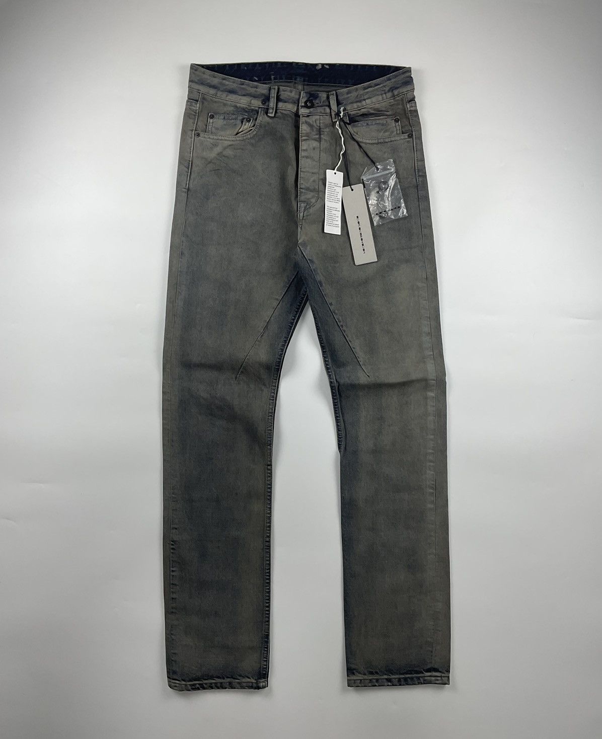 image of Rick Owens S/s'17 Hustler Torrance Cut Denim, Men's (Size 30)