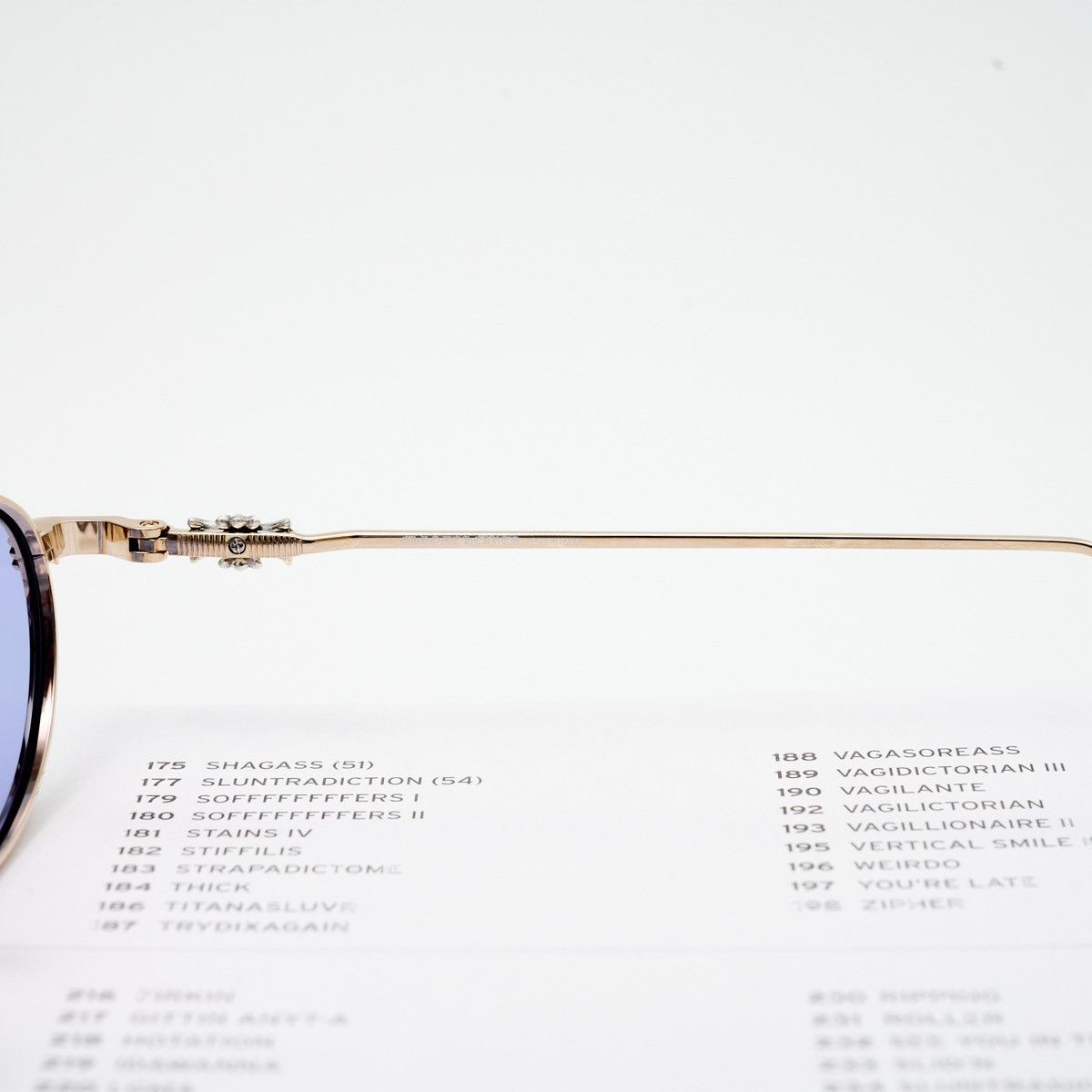 Chrome Hearts CHROME HEARTS CLITORIAL SHINY SILVER/ GOLD PLATED SUNGLASSES Size ONE SIZE - 4 Thumbnail
