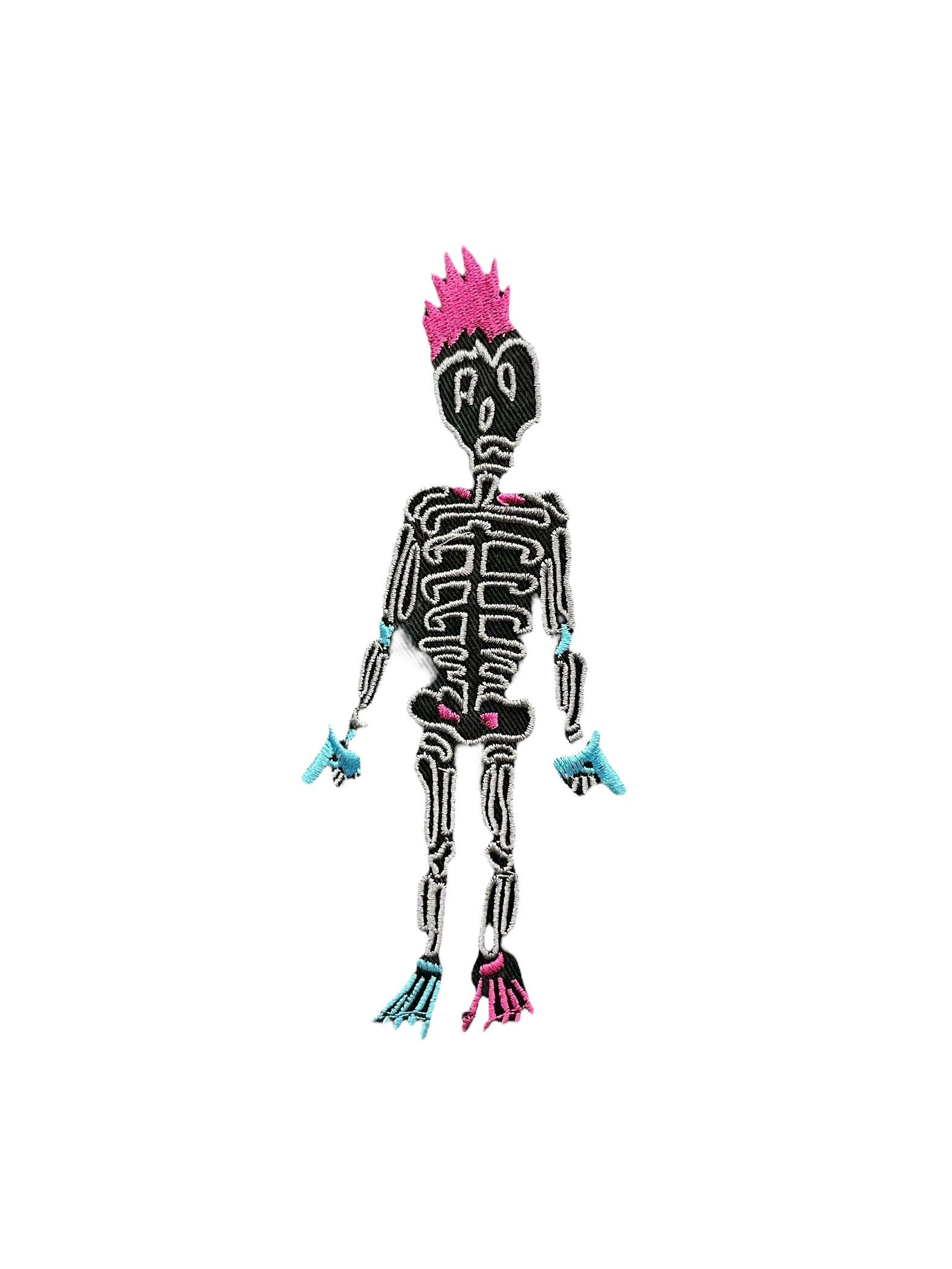 Other 💀PUNK SKULL🔥90’s ALGONQUINS Frayed Denim Flared Zipper Leg Size US 30 / EU 46 - 18 Thumbnail