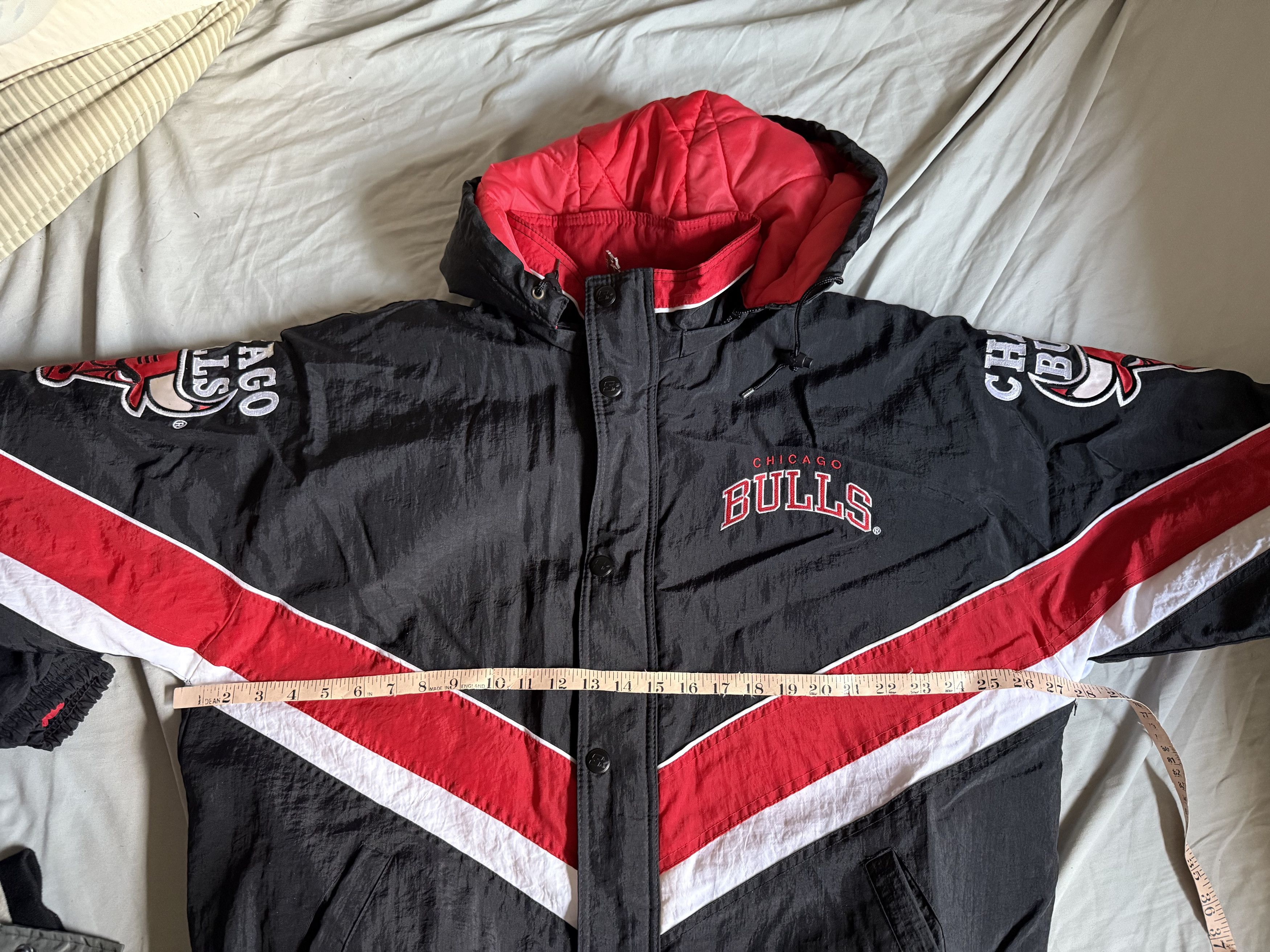 Starter Chicago Bulls Starter Jacket Large Size US L / EU 52-54 / 3 - 12 Thumbnail