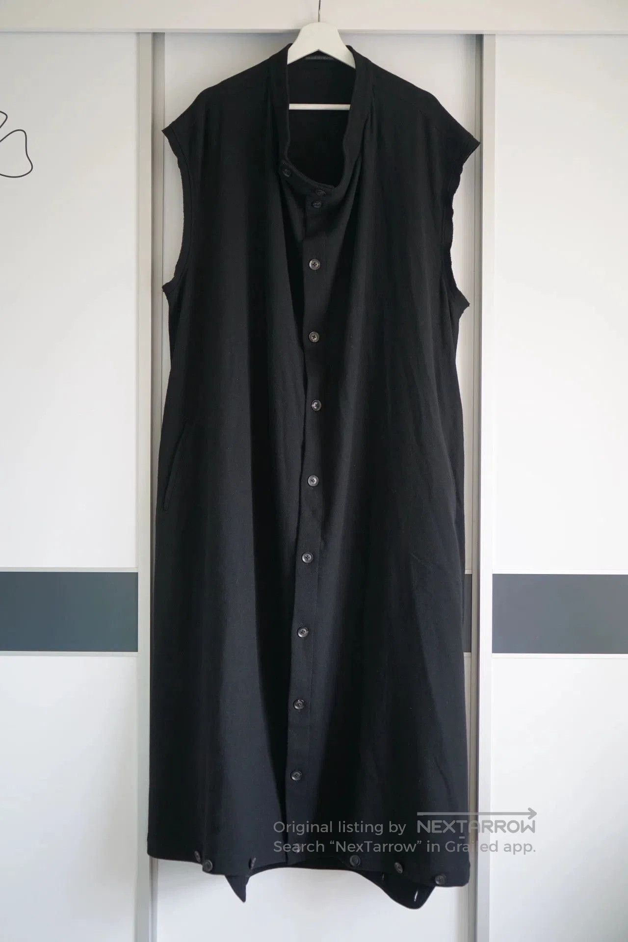 Yohji Yamamoto Yohji Yamamoto Sleeveless Coat from 2018 Collection. Size US S / EU 44-46 / 1 - 1 Thumbnail