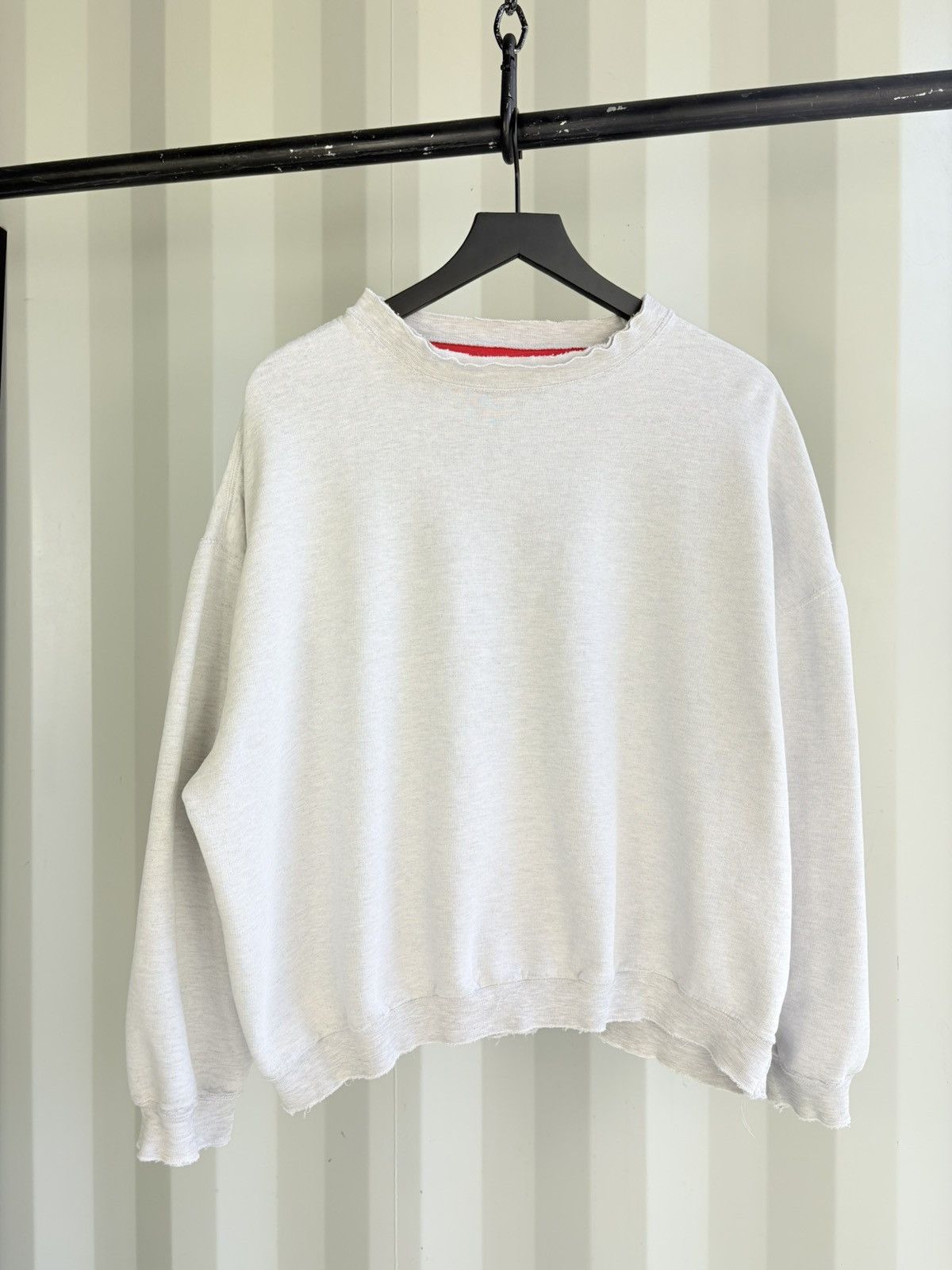 Vintage Marlboro Thrashed Distressed Faded Sweatshirt Grunge Size US XL / EU 56 / 4 - 2 Thumbnail
