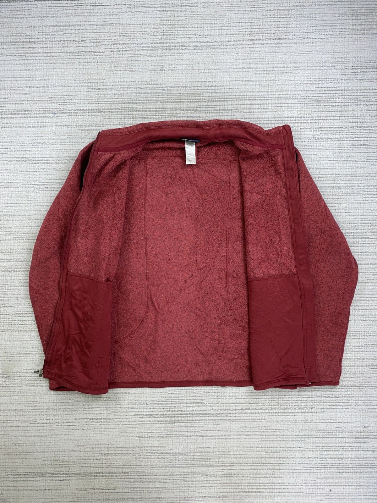 Patagonia Vintage Patagonia Maroon Fleece Jacket Size US L / EU 52-54 / 3 - 6 Thumbnail