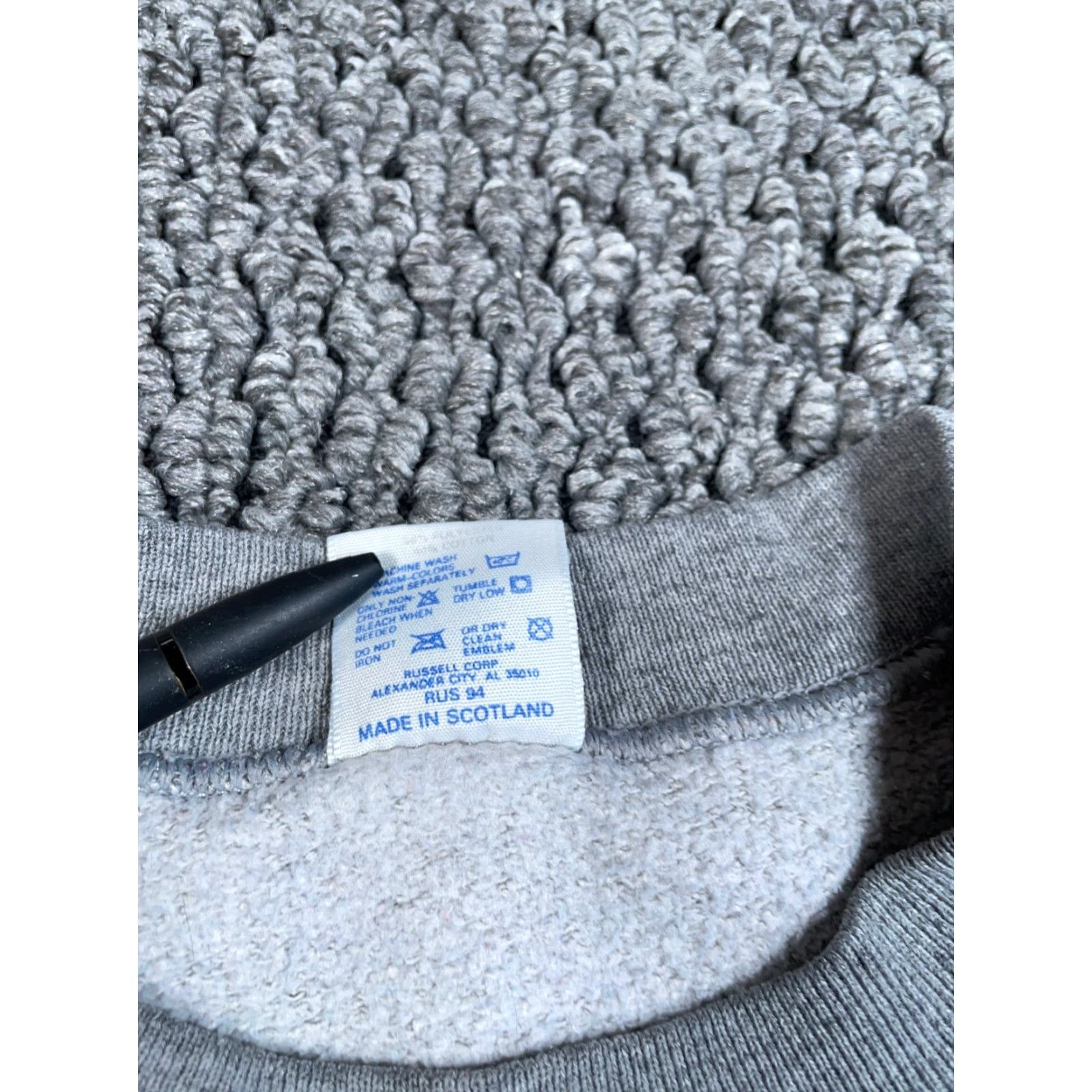 Jerzees VTG 80s Germany Print Sweatshirt Adult Medium Gray Jerzees Super Sweats Tag Size US M / EU 48-50 / 2 - 4 Thumbnail