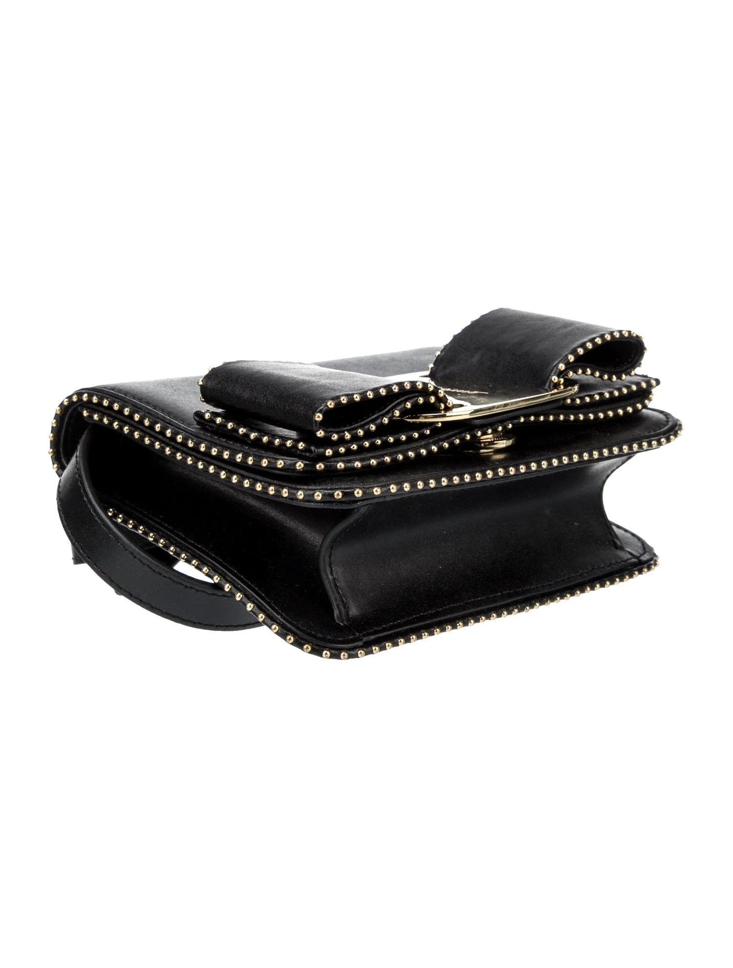 Salvatore Ferragamo o1s1rm1124 Size: OS / Mini Vara Bow Crossbody Bag in Black Size ONE SIZE - 5 Thumbnail