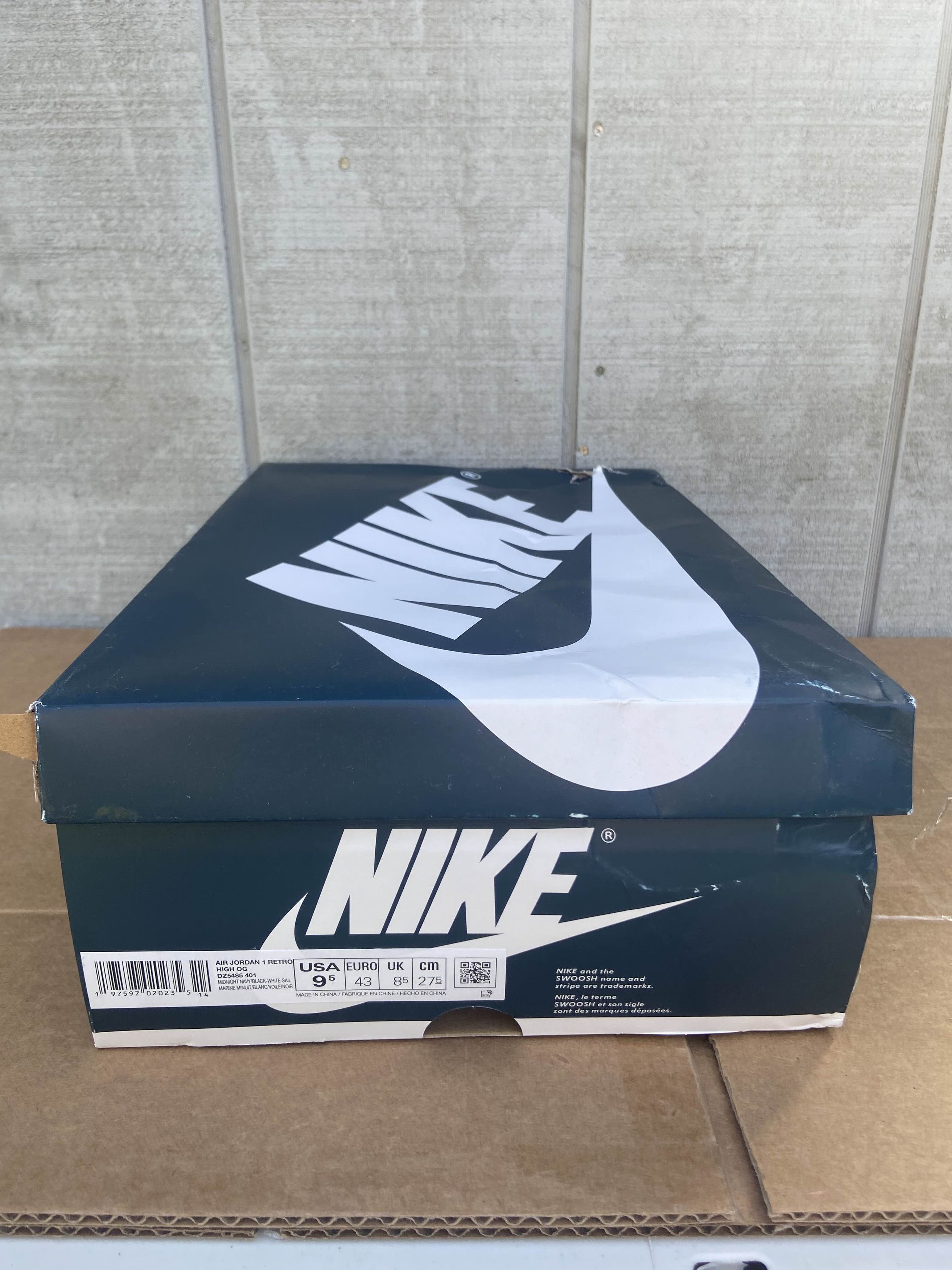 Nike Air Jordan 1 Retro OG High Midnight Navy Unreleased Sz 9.5 Size US 9.5 / EU 42-43 - 11 Thumbnail
