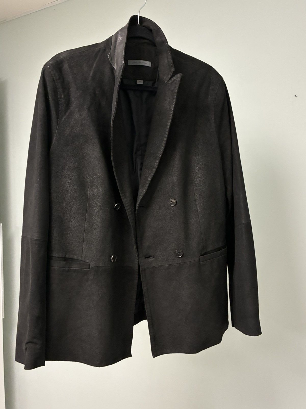 John Varvatos $1998 Distressed goatskin Jacket EU 48 USA 38 Size US M / EU 48-50 / 2 - 1 Thumbnail