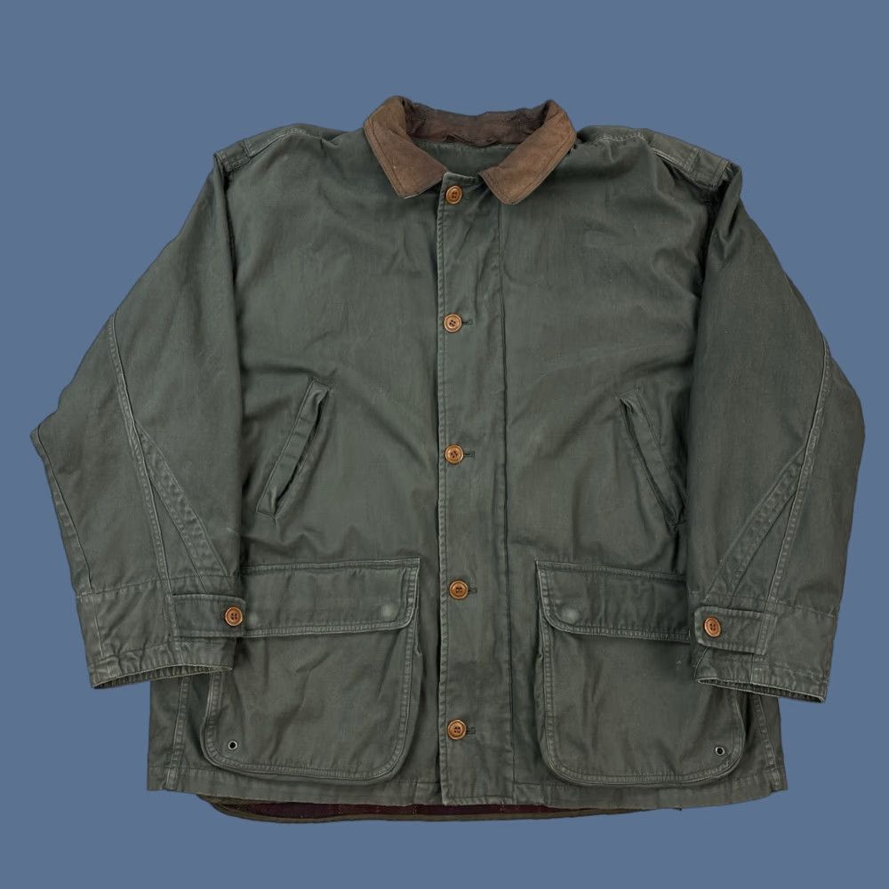 Dockers VINTAGE Dockers Levis Chore Jacket Mens XL Green Plaid Wool Lined Barn Coat Jacket Size US XL / EU 56 / 4 - 1 Thumbnail