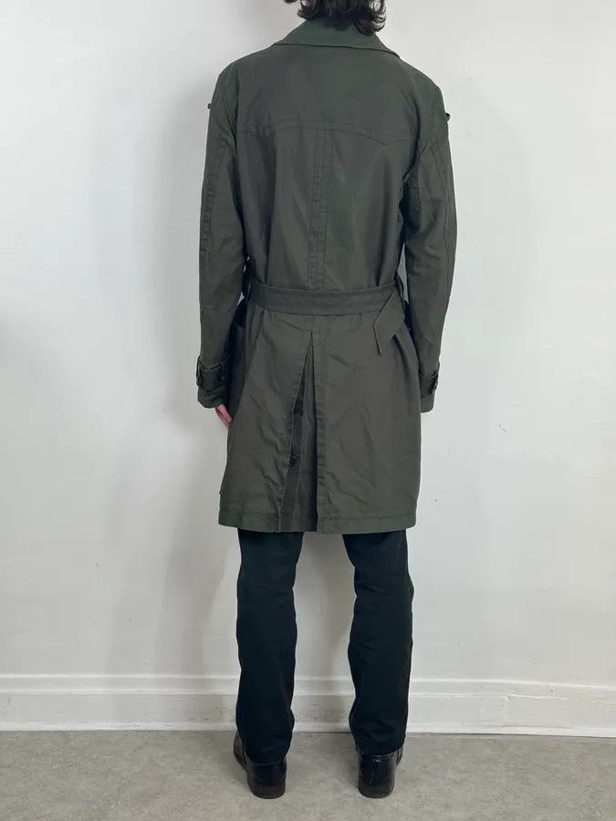 Dolce & Gabbana FW2005 Dolce & Gabbana Khaki Green Buttoned Trench Coat Size US M / EU 48-50 / 2 - 3 Thumbnail