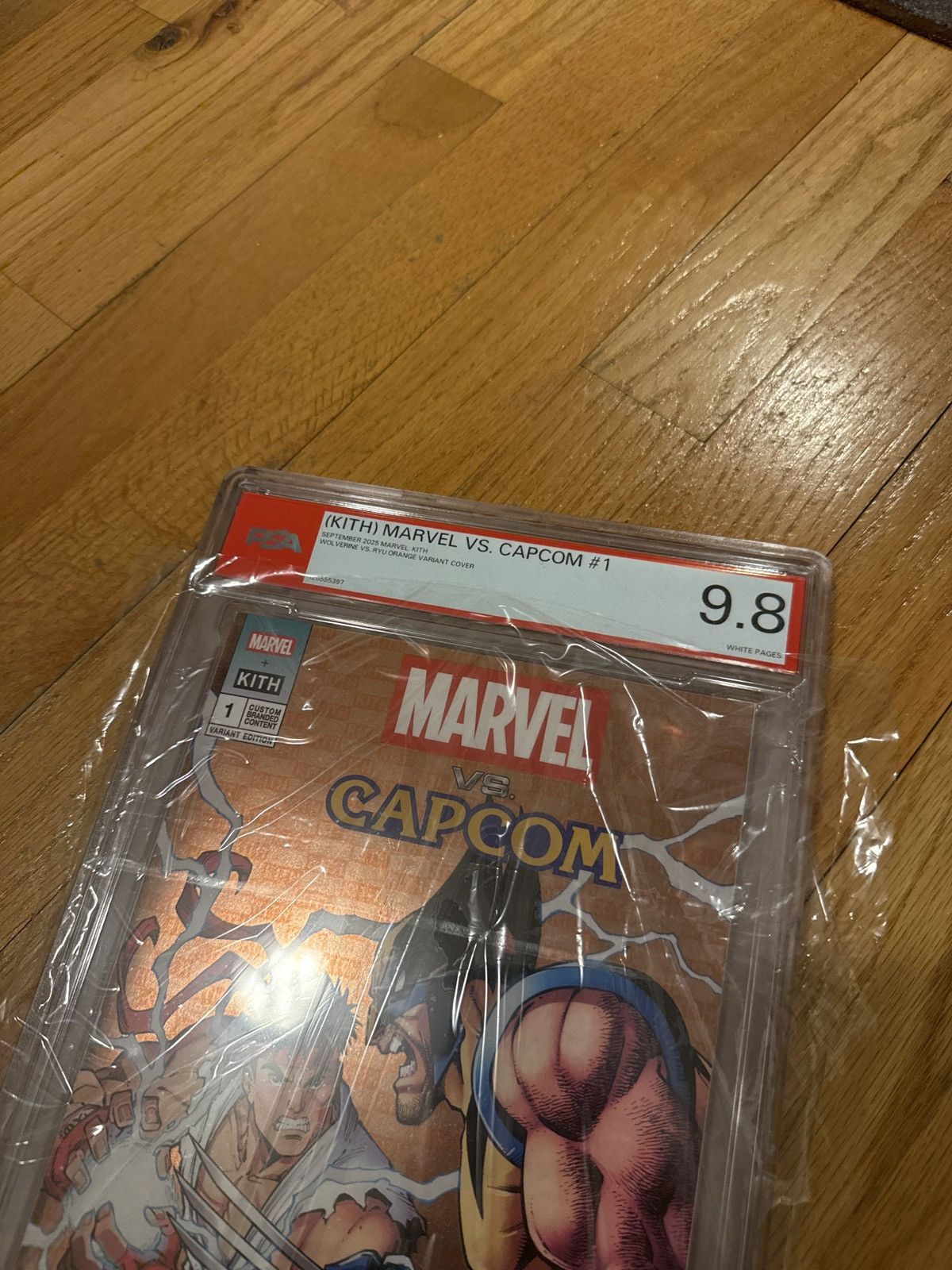 Kith Kith Marvel vs capcom comic wolverine vs ryu orange PSA 9.8 Size ONE SIZE - 4 Thumbnail