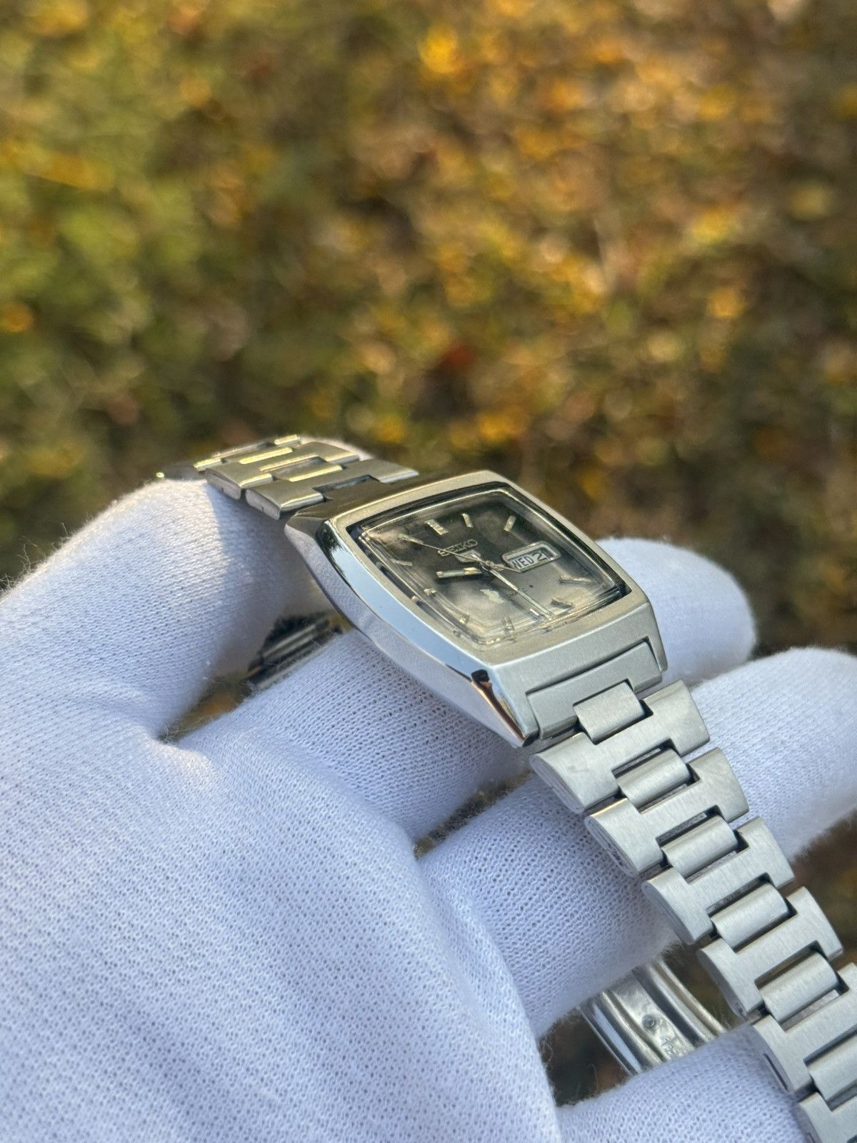 Seiko Vintage Seiko 5 Automatic 6319 – Blue Dial,Japan wrist Watch Size 36 - 13 Thumbnail