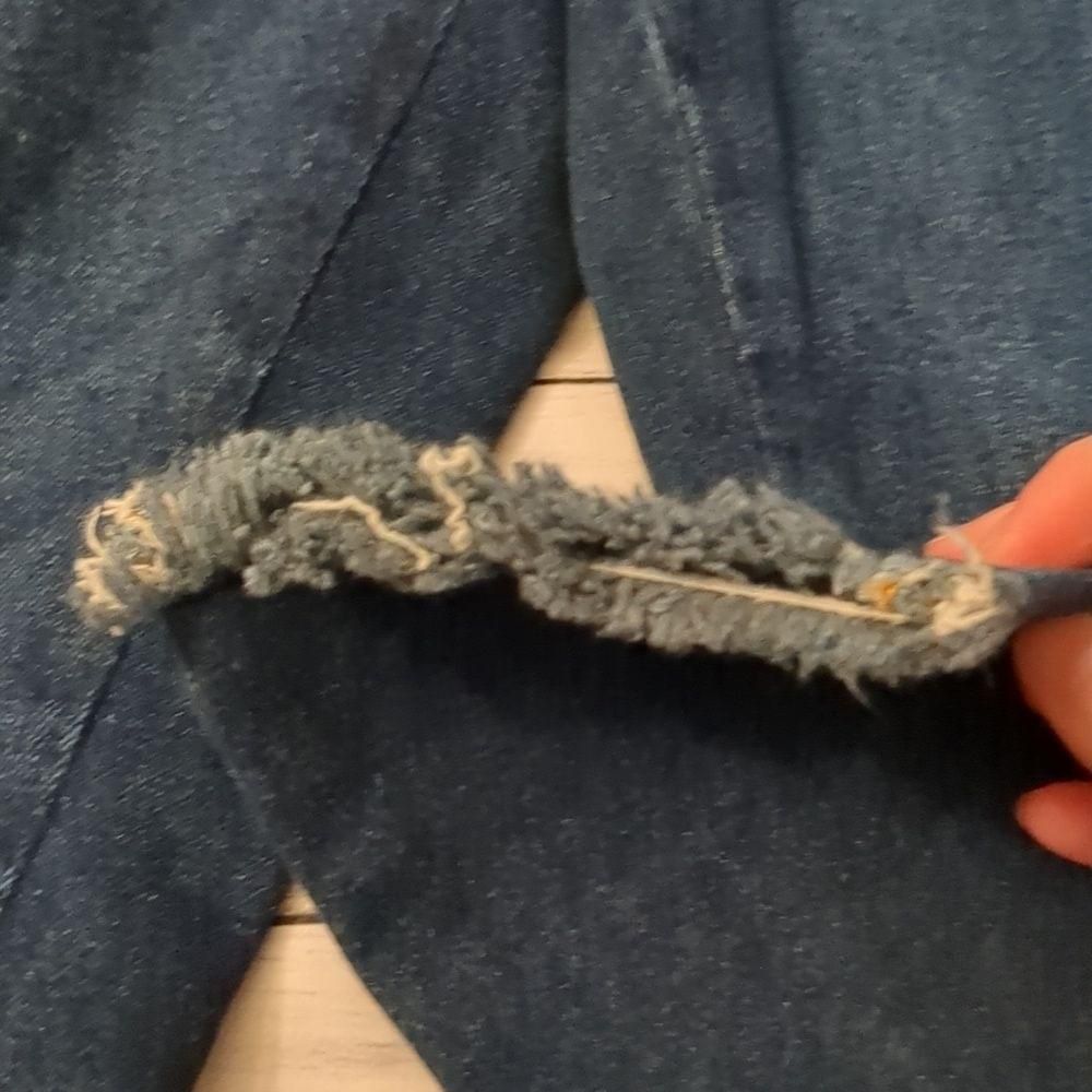 Free People Free people deep indigo fringe ankle jeans size 30 Size 30" / US 8 / IT 44 - 3 Thumbnail