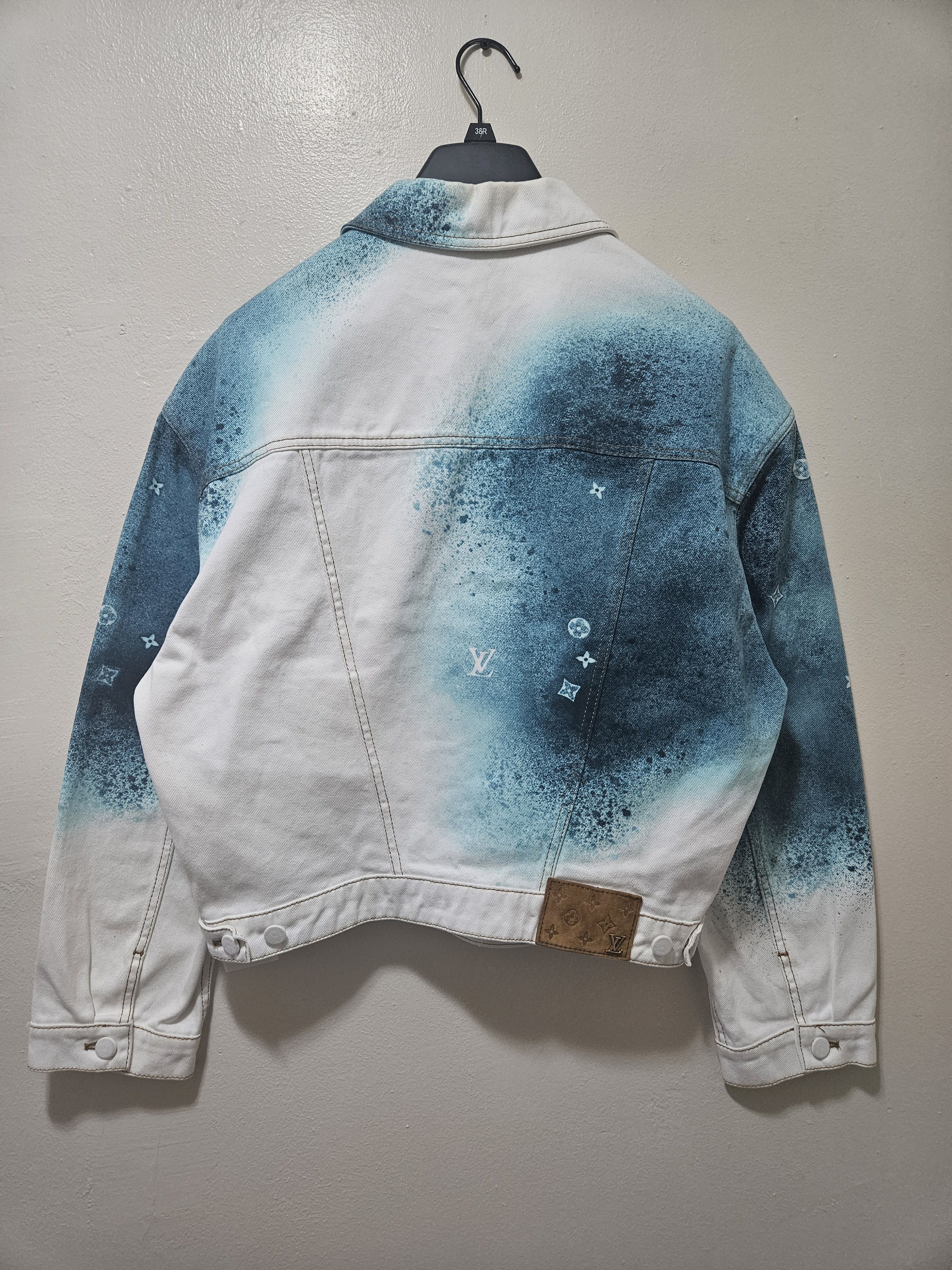 Louis Vuitton Ink Spray Monogram Denim Jacket Size US S / EU 44-46 / 1 - 2 Thumbnail
