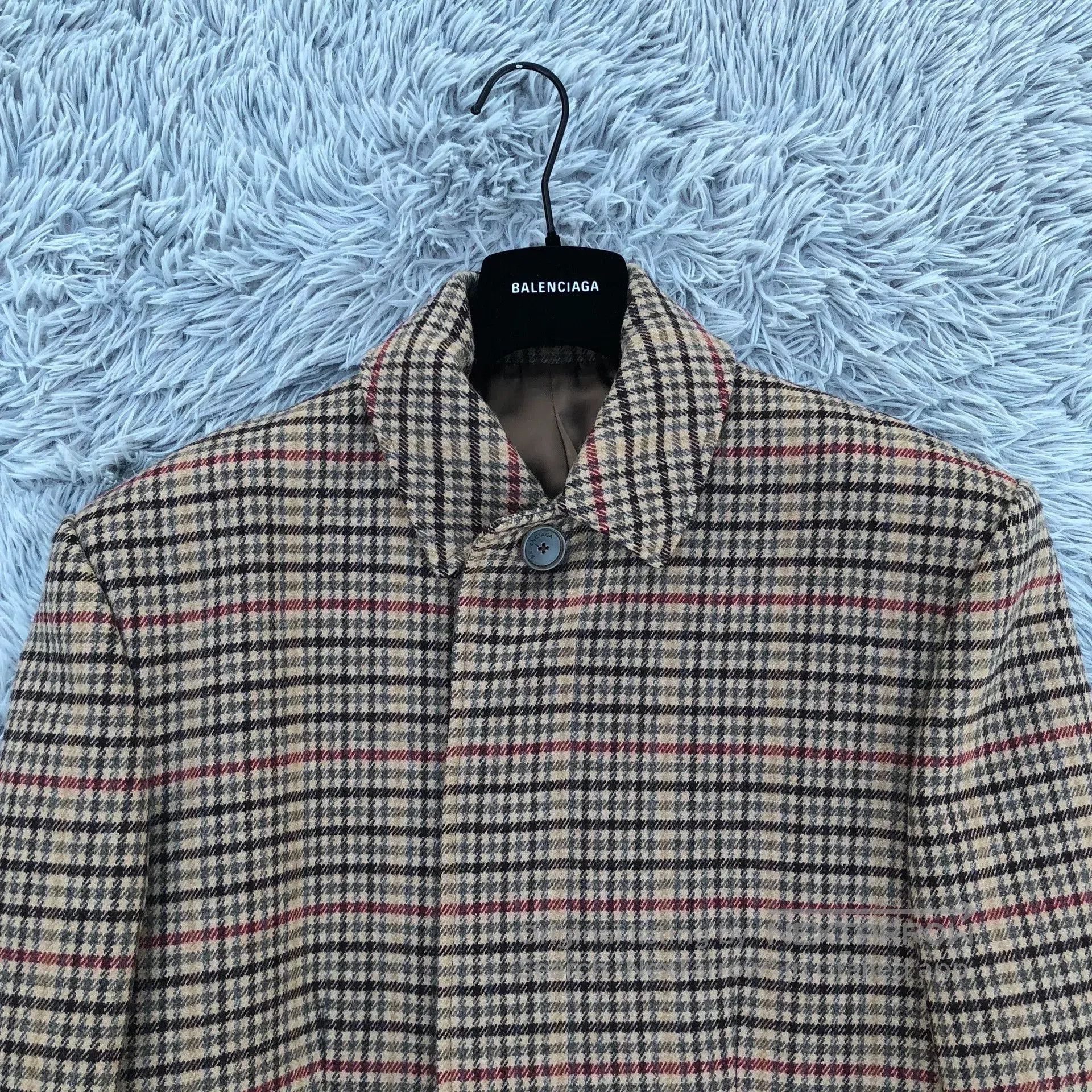 Balenciaga Balenciaga 17FW Houndstooth Wool Coat. Size US S / EU 44-46 / 1 - 3 Thumbnail
