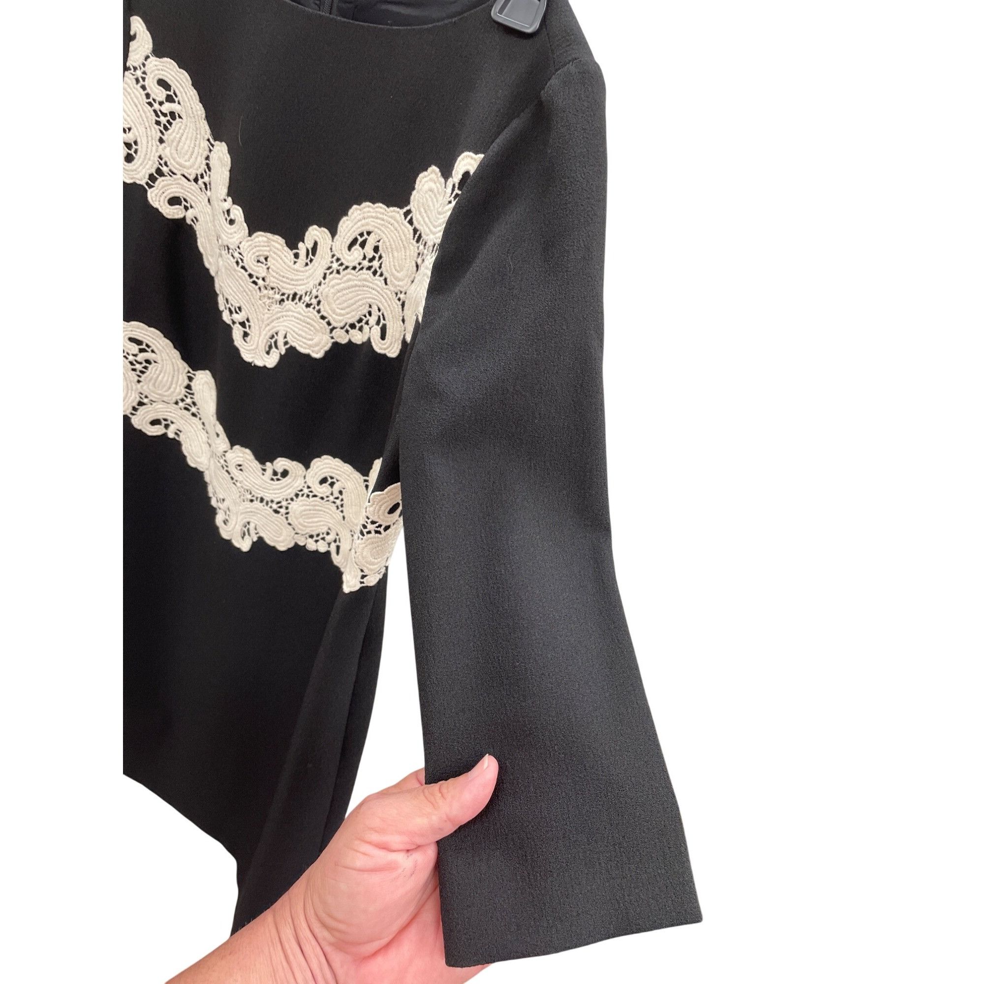 MAGGY LONDON Maggy London womans black seath embroided dress size 4 SKU 8 Size S / US 4 / IT 40 - 5 Thumbnail