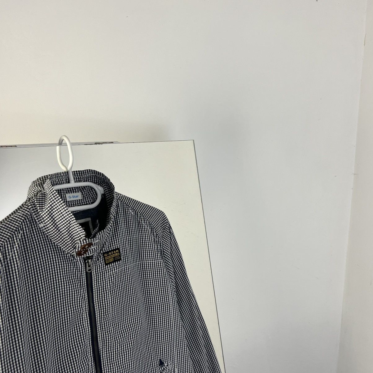 G-Star Vintage G-Star Raw Tab Logo Checkered Zip Up Bomber Jacket Size US M / EU 48-50 / 2 - 2 Thumbnail