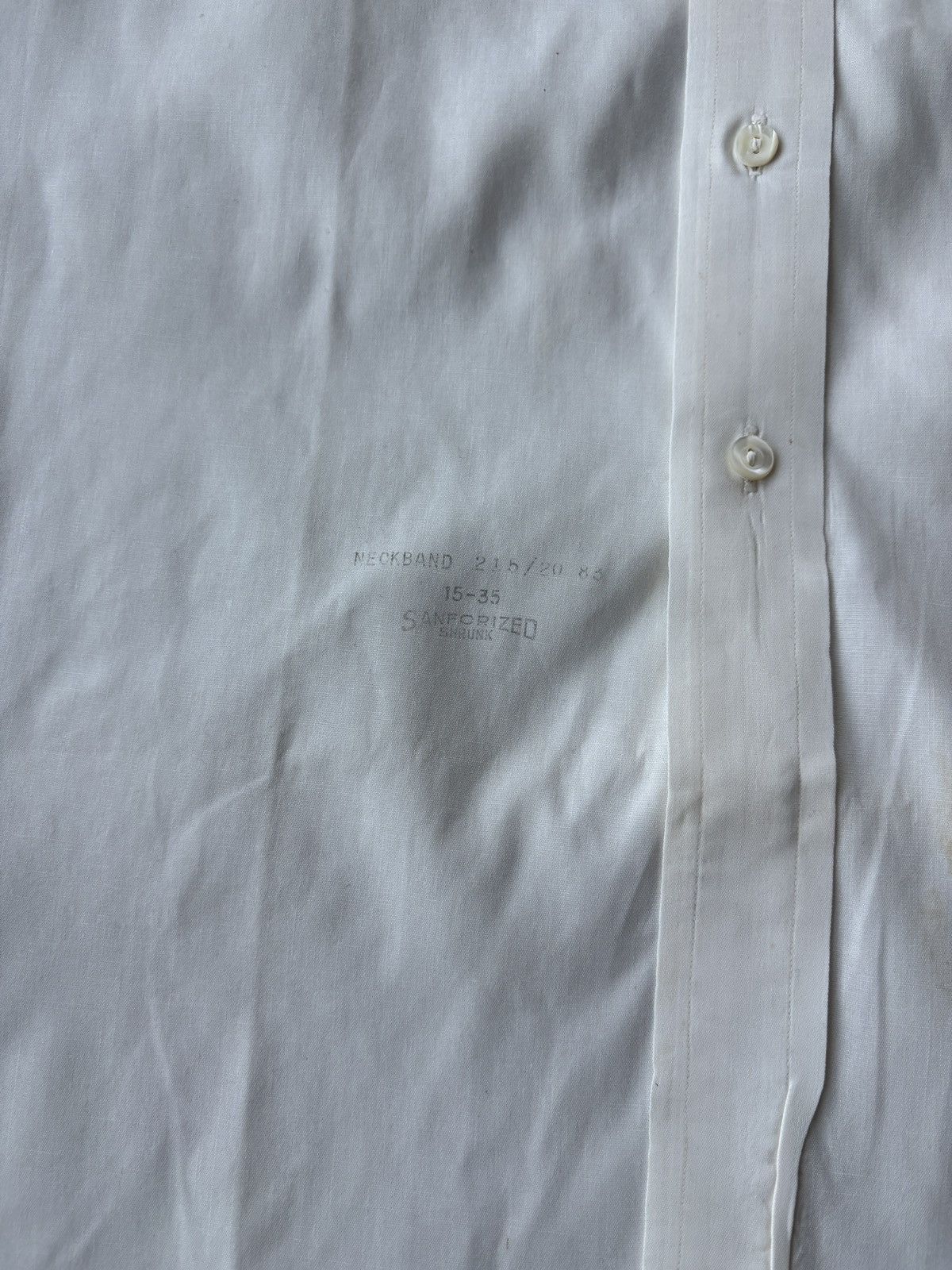 Van Heusen × Vintage 1940s Detachable Collar Shirt Vintage Van Heusen WW2 1930s Size US M / EU 48-50 / 2 - 8 Thumbnail