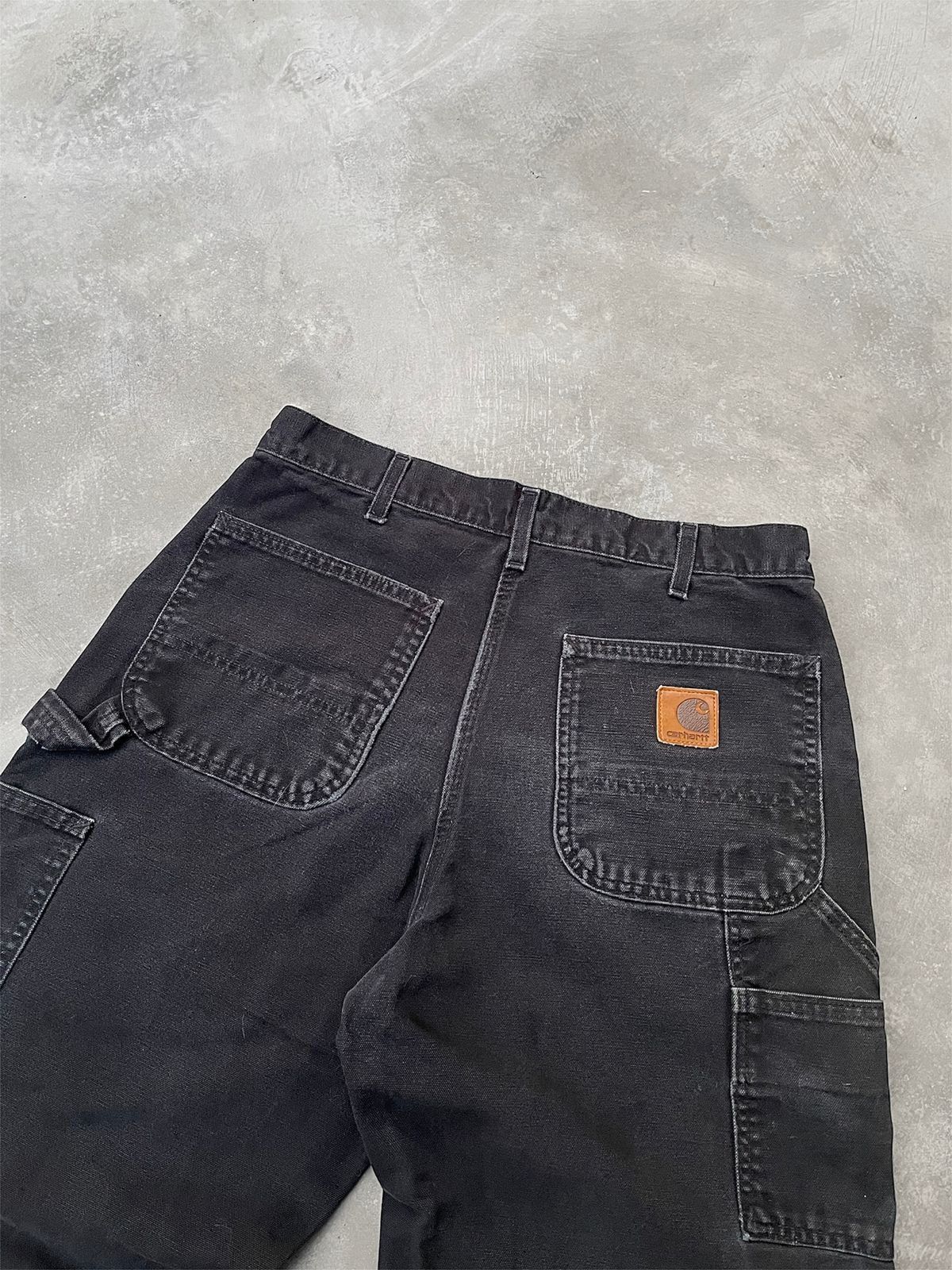 Carhartt Vintage Carhartt Carphenter Big Patch B11-BLK💣 Size US 32 / EU 48 - 6 Thumbnail