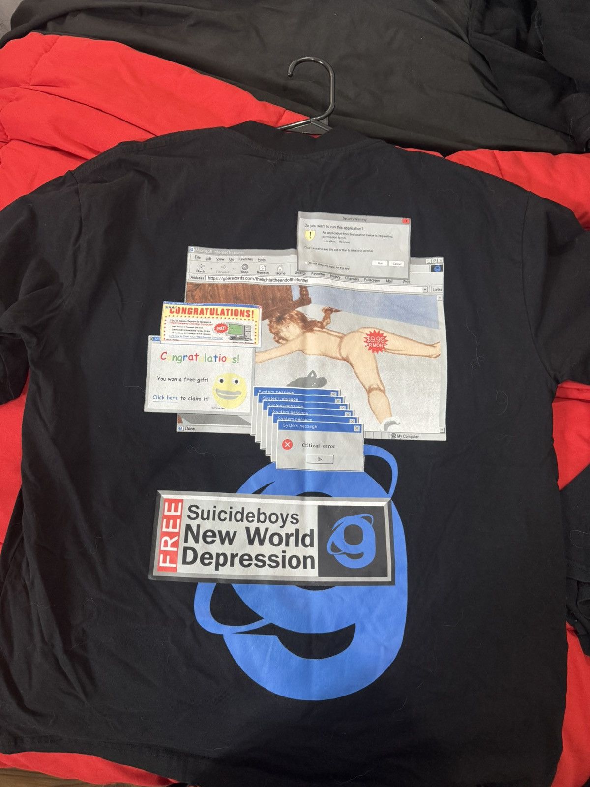 G59 Records $uicideboy$ ad blocker tee Size US L / EU 52-54 / 3 - 2 Thumbnail