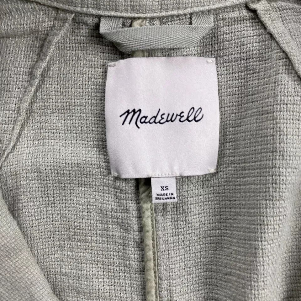 Madewell Madewell Coat Women's XS Overcoat Front Pockets Linen Size XS / US 0-2 / IT 36-38 - 2 Thumbnail
