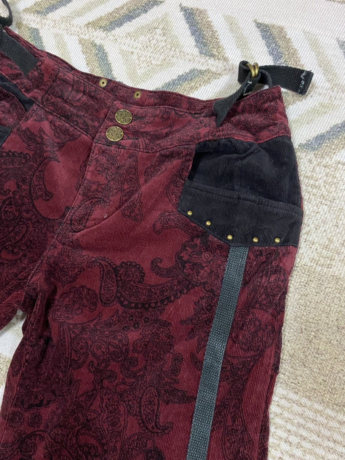 Beauty Beast Japanese Brand Ozz On Wide Leg Flared Pants Size 28" / US 6 / IT 42 - 8 Thumbnail